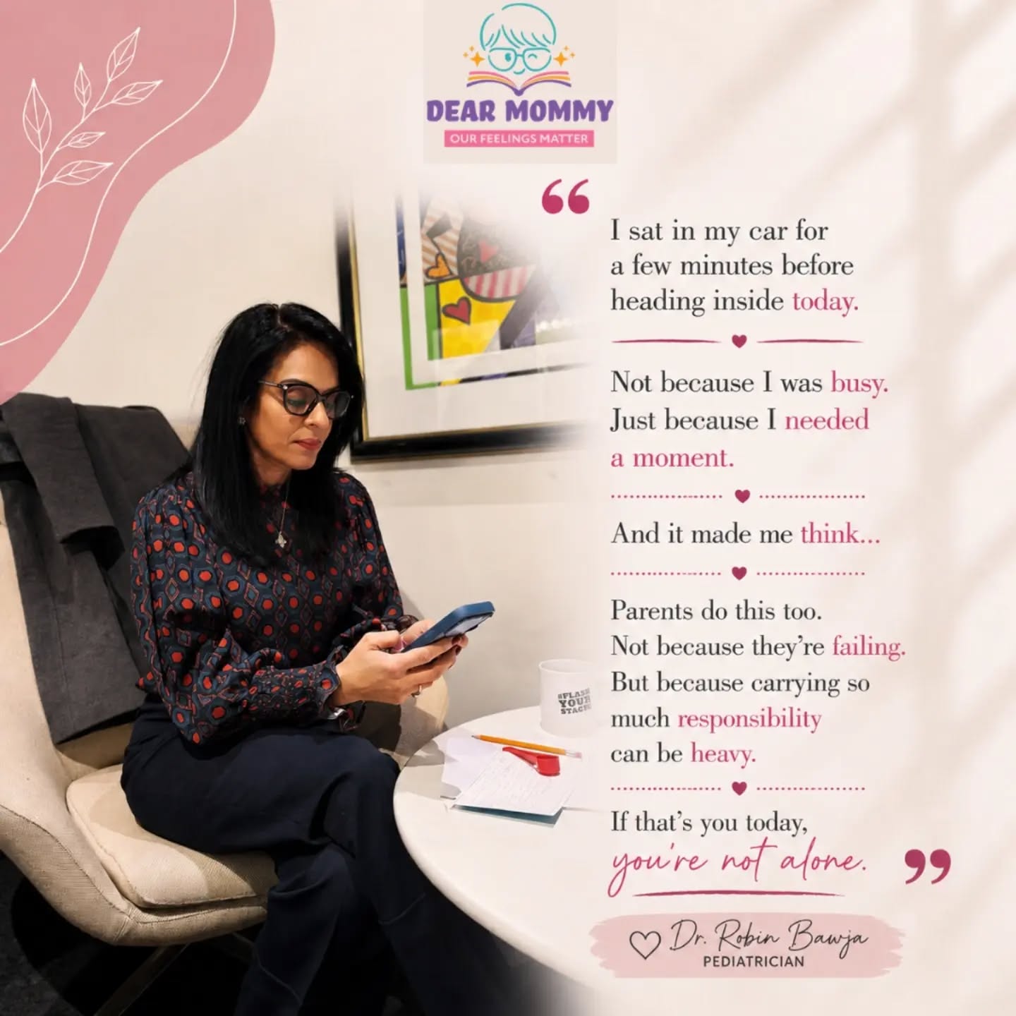Behind every strong parent is a quiet moment no one else sees.
Sometimes it's sitting in the car.
Sometimes it's taking one deep breath before opening the door.
Sometimes it's simply reminding yourself that you're doing your best.
Parenting is beautiful—but it can also be emotionally demanding.
If you needed this reminder today, know this:
You're not failing. You're carrying a lot. And you don't have to carry it alone.
#parentlife #togetherwegrow #familywellness #dailyencouragement #dearmommy_3