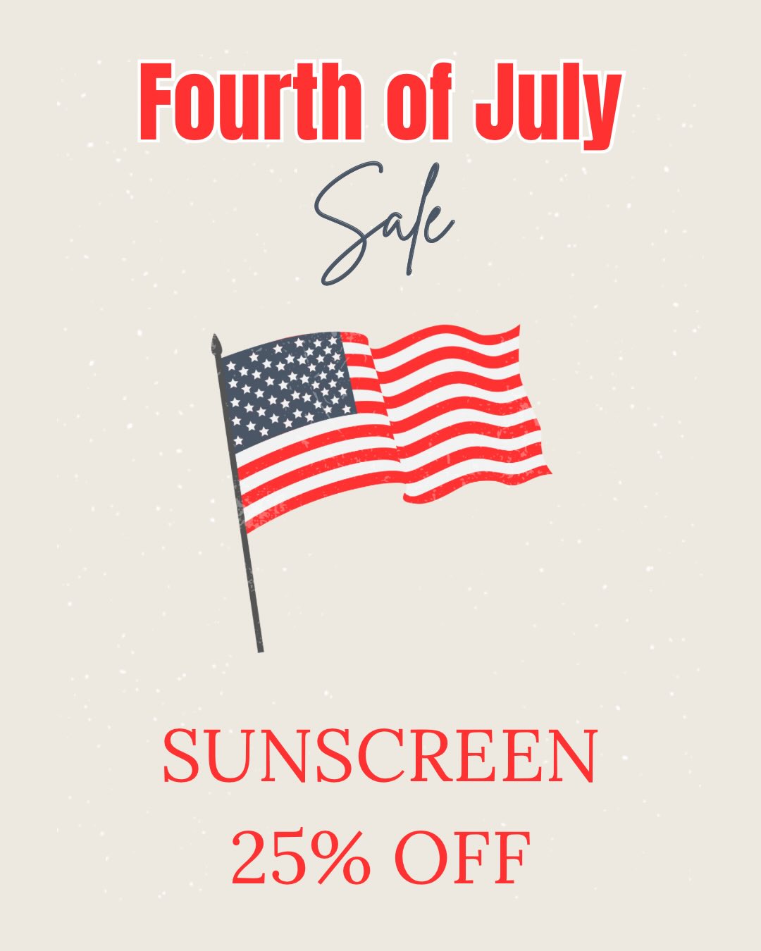✨ 4th of July SPF Sale ✨
Today and tomorrow only, enjoy 25% OFF our featured sunscreens:
❤️ BareMinerals BARESKIN Daily Dewy Mineral SPF 30
🤍 DERMA E Daily Sun Serum SPF 30
💙 DERMA E Sun Protection Mineral Powder SPF 30
Keep your skin protected all summer long and save while you can. Stop by Serenity Day Spa before this sale ends!
📍1102 N Jackson St, Magnolia AR
#4thofjulysale #sdsmagnolia #SAU #spf #salonandspa
