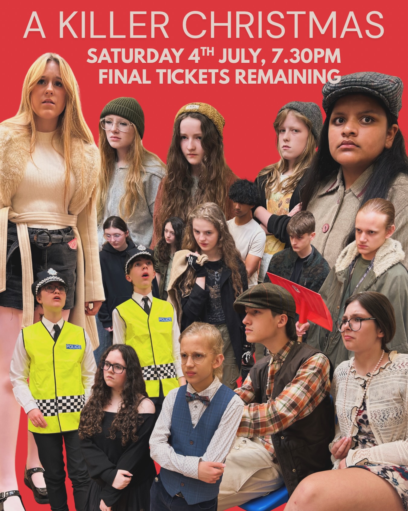 Final tickets remaining… visit our website for more info & to book. Thank you very much for coming to watch!!
#akillerchristmas #liverpool #actors #play #murdermystery