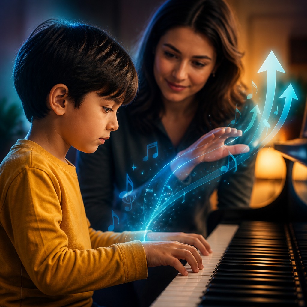 ¡Descubre cómo la PNL impulsa la autoestima en las clases de música! 🎵✨
Slide 1 — Objetivo: aumentar la confianza del niño al tocar y expresarse.
Slide 2 — Paso a paso:
• Identificar creencias limitantes.
• Visualización guiada antes de tocar.
• Anclaje positivo con una postura o frase.
• Práctica corta y feedback específico.
Slide 3 — Resultado esperado: más seguridad, menos nervios y mayor disfrute al aprender.
Slide 4 — Ejemplos (6–12 años):
• Antes: “No puedo hacerlo”.
• Técnica: respirar, visualizar éxito, tocar 2 acordes.
• Después: “¡Lo logré!”
Como profesores de PeruMusicos aplicamos este enfoque profesional en clases a domicilio y online. Medimos progreso con metas claras y feedback por sesión. ¿Quieres que tu hijo gane confianza tocando?
Link in bio 🔗
Comenta qué reto musical tiene tu hijo y te doy un tip práctico. 👇🎶
#PeruMusicos #ClasesDeMusica #PNL #AutoestimaInfantil #MúsicaParaNiños #Lima #AprenderJugando #ClasesOnline
