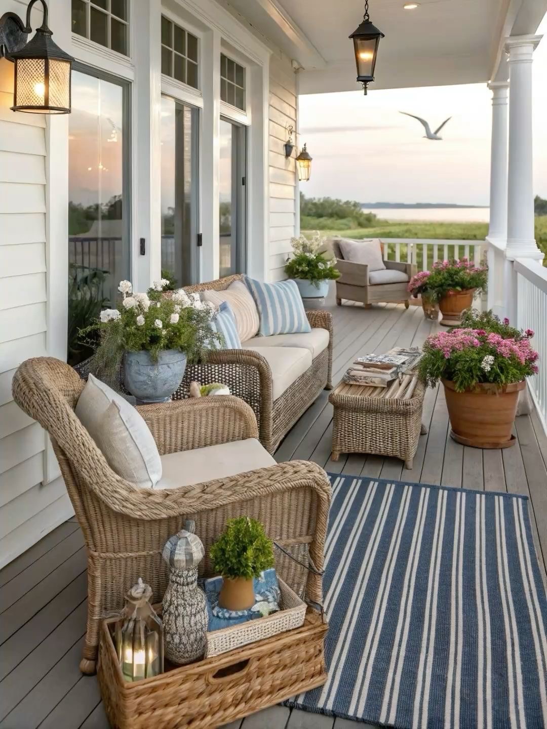 No waterfront cottage? No problem. 🌊 Swipe for a little Coastal Cottage inspiration. 🤍
Imagine slow mornings with the windows open, salty air drifting inside, weathered wood beneath your feet, and the peaceful charm of a seaside escape.