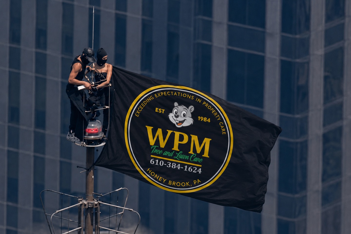 Hmm Henry looks good up there 🤔 #wpm #willspropertymaintenance #chestercounty #usa