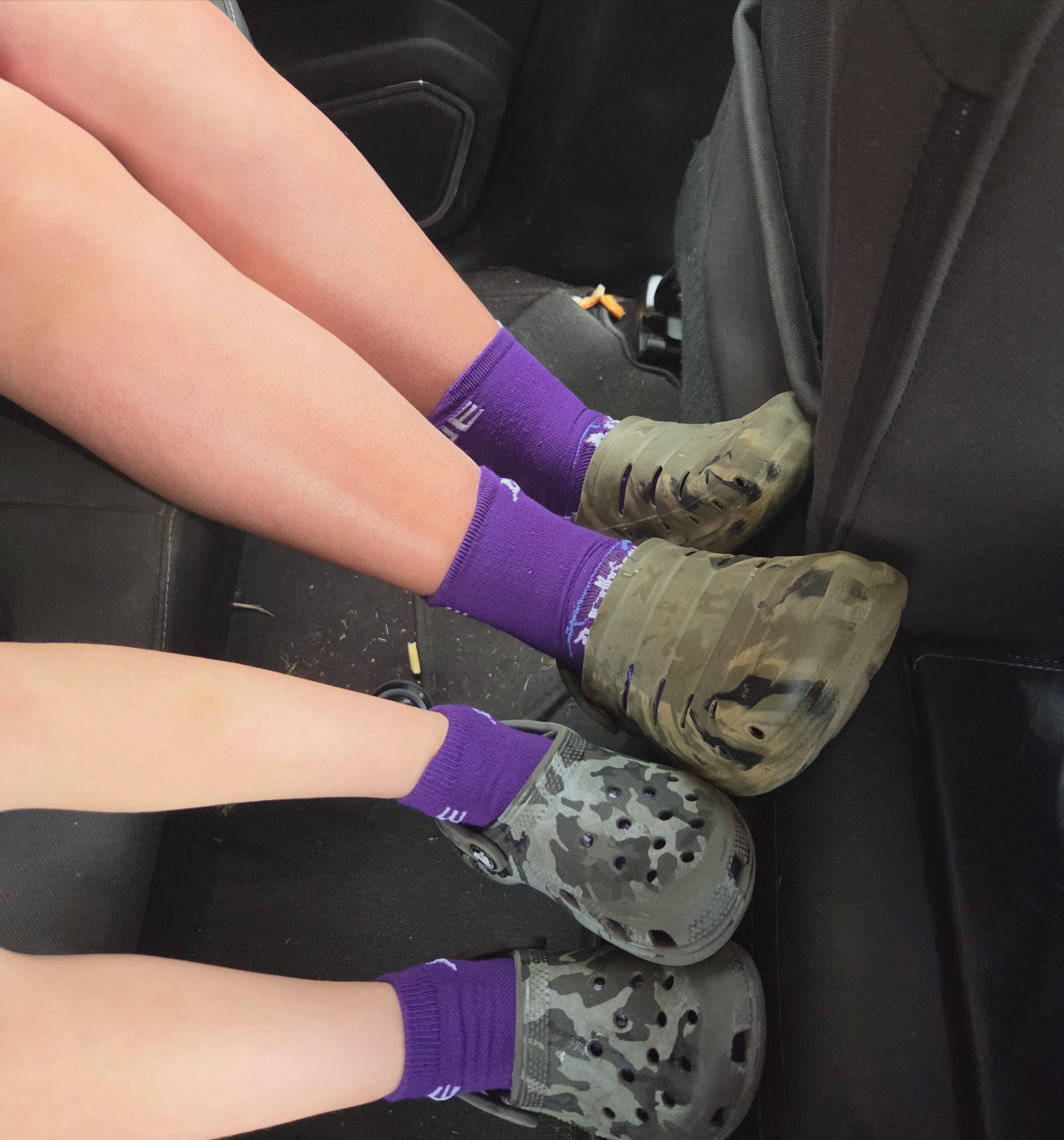 We received another child into our care and he and one of our younger residents were instant friends…both so excited to have a friend close in age to share this experience of care with.
They were also so excited to be “twinning” with their shoes and socks as we took them to the trampoline park!
Knowing you are not alone…that there are other children having the same challenges and experiences as you, makes such a difference. Having a place like Bridge where you instantly belong…where other kids completely understand what you are going through…that makes such a difference.
No shame…no feeling you don’t belong…just connection, belonging, understanding.
It’s all a part of what we do at Bridge to not only keep kids safe…but to help them actually feel and know they are safe…and feeling safe is the first step in healing.
#twinning
#feelingsafe
#traumacare
#fostercare