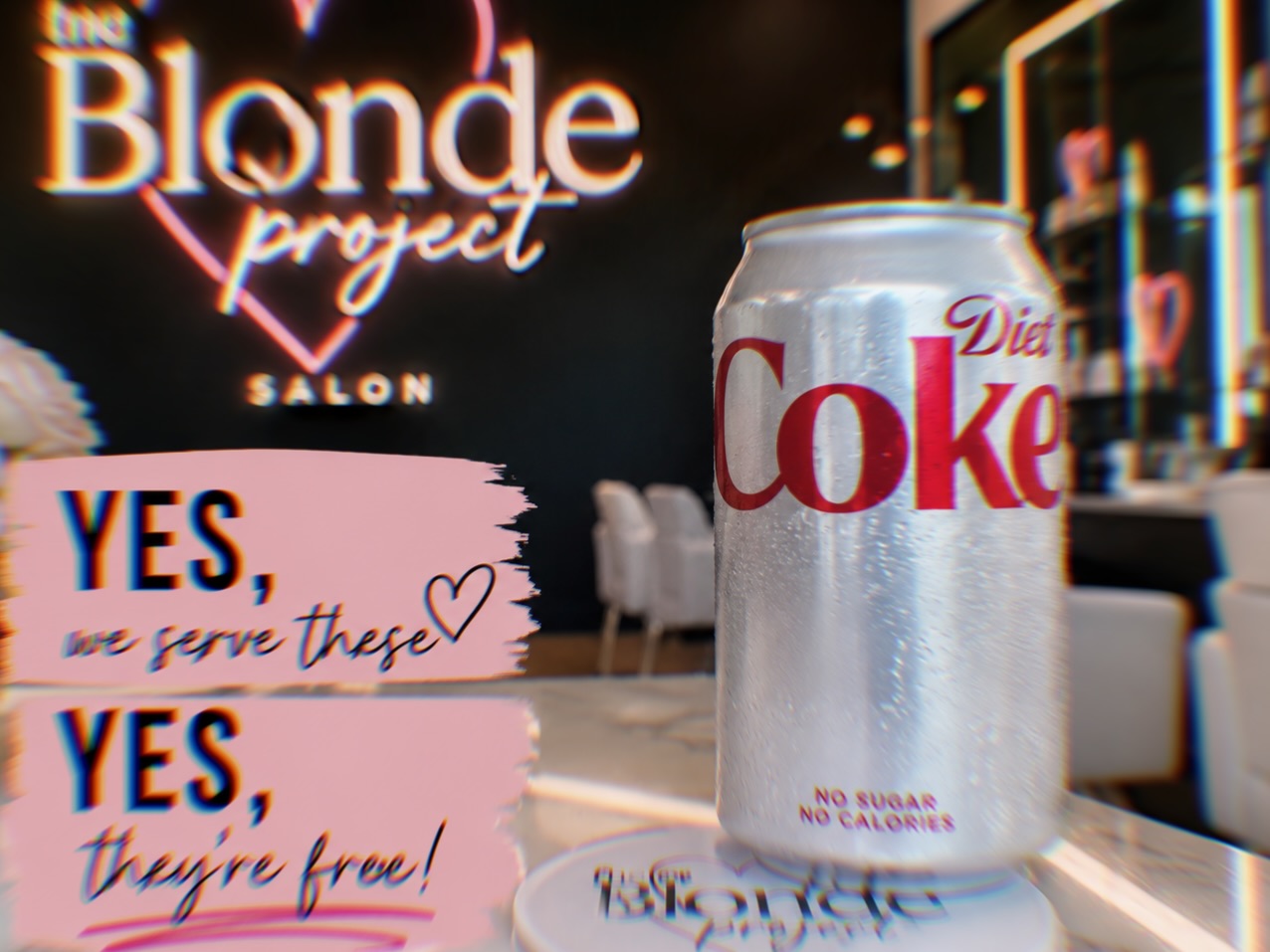 Listen… we all know Diet Coke is the vibe. 🥤
Do we serve it? Yes.
Is it free at your hair appointment? Yes.
Can you have more than one? Also yes. 😉
We take hair seriously… and our Diet Coke, too. 💕
#vibes #salonlife #obssesed #yyc #yychair