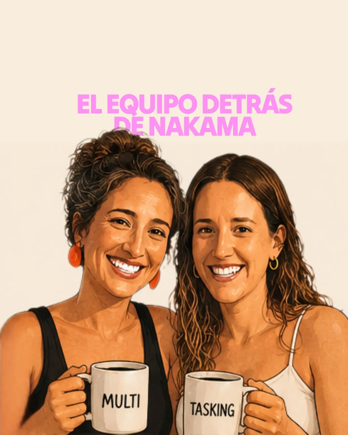 El equipo detrás de Nakama. O, dicho de otra manera: Maider & Ainhoa
Y todas nuestras versiones 😅
Porque emprender también consiste en descubrir profesiones que nunca imaginamos que formarían parte de nuestro currículum.
La parte buena es que nunca nos aburrimos.
Y ahora queremos saber...
¿Cuál es la tarea más inesperada que te ha tocado asumir en tu emprendimiento?
#emprendimiento #multitasking #nakama #humor #IA