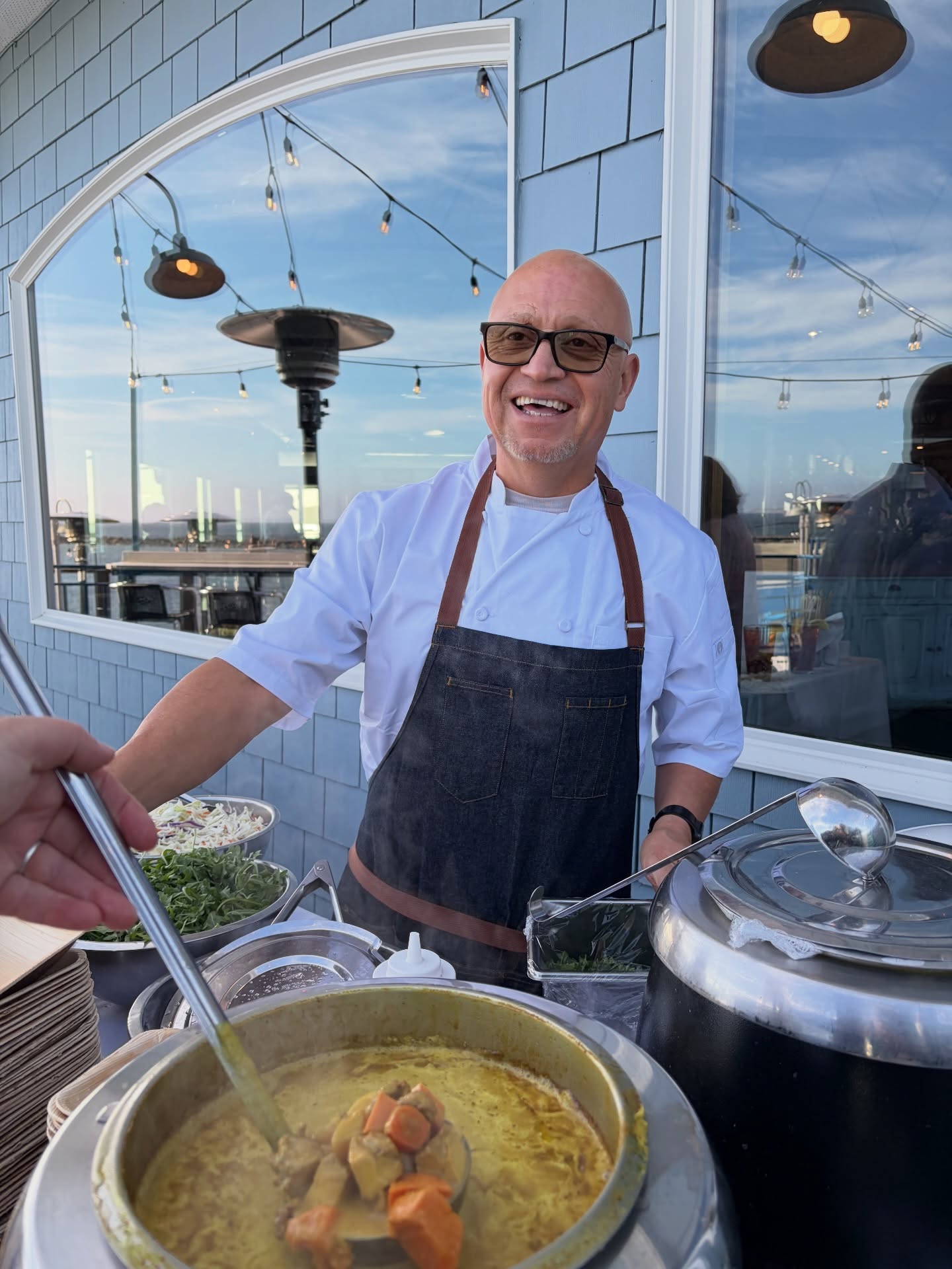 To love the food is to love the chef behind it all. 💙
If you’ve ever visited Jettywave and been blown away by a meal, take a moment to wish the man (the legend) behind it all a very Happy Birthday!
We tried to give Chef Jose Luis the day off, but anyone who knows him knows creating incredible food is one of his greatest love languages. He’s happiest in the kitchen on the grill, sharing that passion with everyone who walks through our doors.
Happy Birthday, Chef! We’re so grateful for everything you bring to Jettywave we love you (and your magic Tyrosalata)