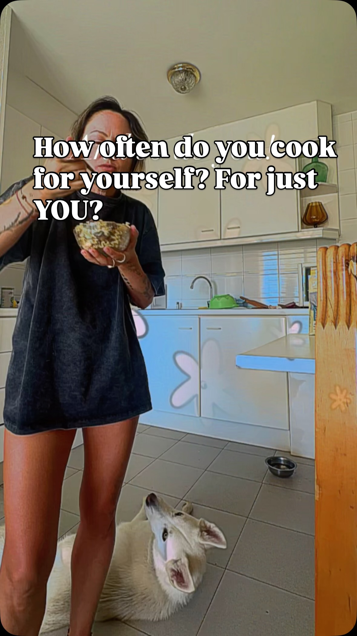 Doing things for yourself because you are worth it is a form of self-healing.
I spent years in freeze mode. Stuck on the couch, starving, but I couldn’t get up to make myself a meal. When I finally couldn’t take it anymore, I’d get whatever was the easiest thing to eat was.
Popcorn. Cheese. Snacks. I would only feed myself snacks that were easy. I’d rarely make the effort to make real food because I told myself it wasn’t worth the effort of making a mess.
I didn’t know how much I needed me to be my own parent. 🤍
I take care of my pets. I’d go through the effort to cook for other people. For me, I’d do the bare minimum. This said everything about my self worth.
It has taken a long time to get here, but I do everything for little me now. I am the parent I’ve always needed. 🤍
#selflove❤️ #selfcare #healing #abandonment #love