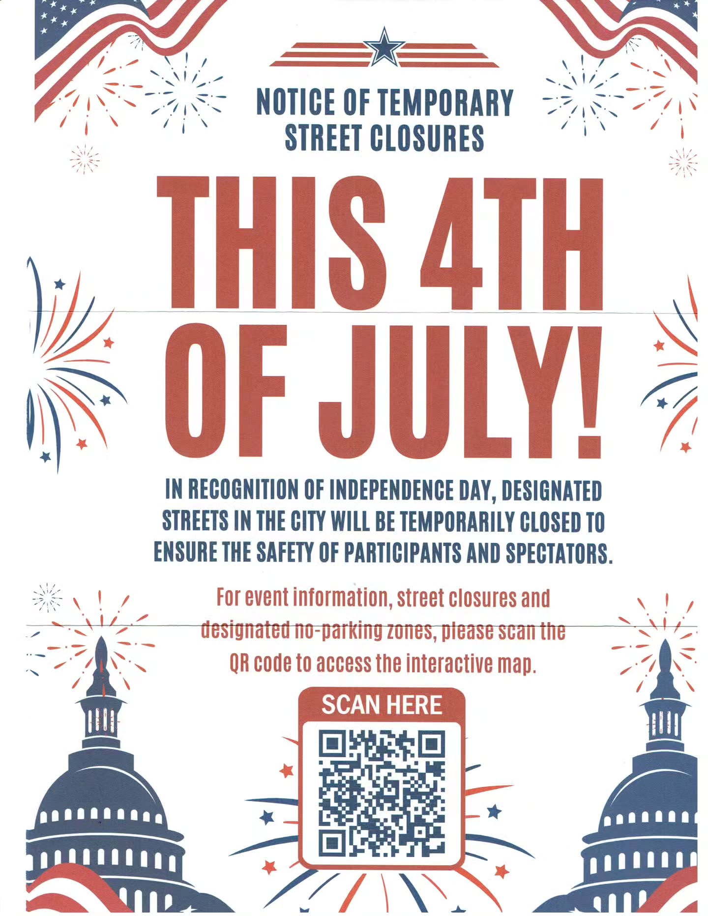 Check out the road closures this weekend to make celebrating a little easier!