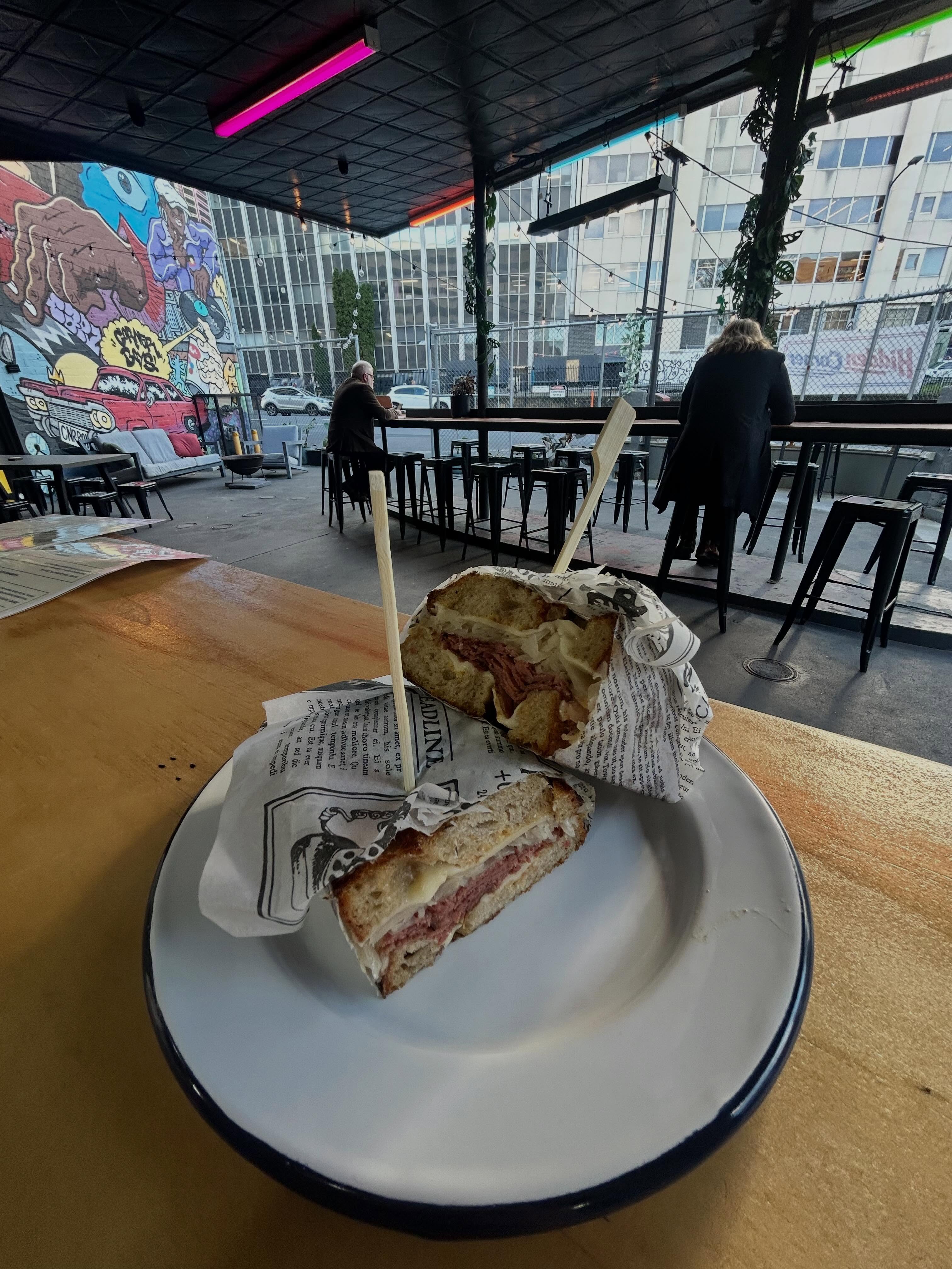 This weeks specials are our Ruben sandwich 🥪 and sweet corn ‘ribs’ 🌽🌽
Our ruben sandwich is made with our house smoked pastrami with remoulade sauce, swiss cheese and sauerkraut served on fresh @pigeonwholebakers rye bread. This classic sandwich will be sold in limited numbers each day so make sure to get in quick before we run out!
And our succulent sweet corn ‘ribs’ are bursting with flavour! Tossed in house made seasoning and tossed in our mouth watering signature sauce you definitely don’t want to miss this one!
We will be open for lunches this week and into the evenings on Friday and Saturday so be sure to pop in and try these specials before we run out!
#hobart #lunch #hobarteats #ruben #cornribs