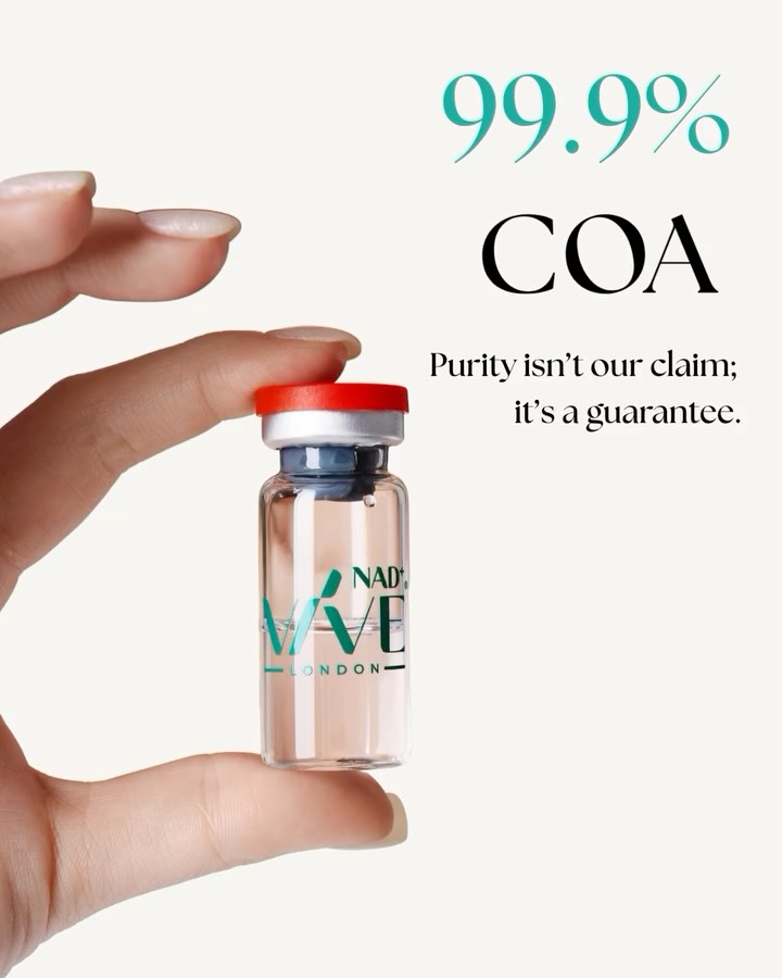 Purity isn’t our claim; it’s a guarantee.
Other supplement companies claim to have 99% pure NAD+, but there is no proof that this is true. VIVE-NAD+ can.
Our NAD+ has been third party tested and is 99.9% pure. We can offer evidence and transparency that our product is pure and of the highest quality.
Be sure to visit our website to see the evidence for yourself.
VIVE-NAD+, The Clinics’ Choice.
#nad #wellness #biohacking #healthandwellness #longevity
