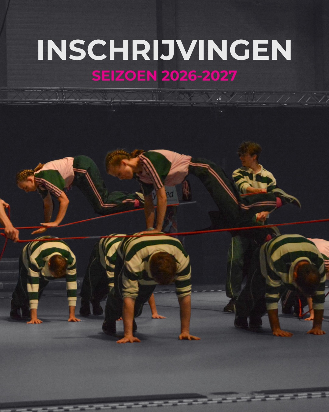 De inschrijvingen voor het nieuwe seizoen zijn geopend 💥
Schrijf je in via onze website 📲