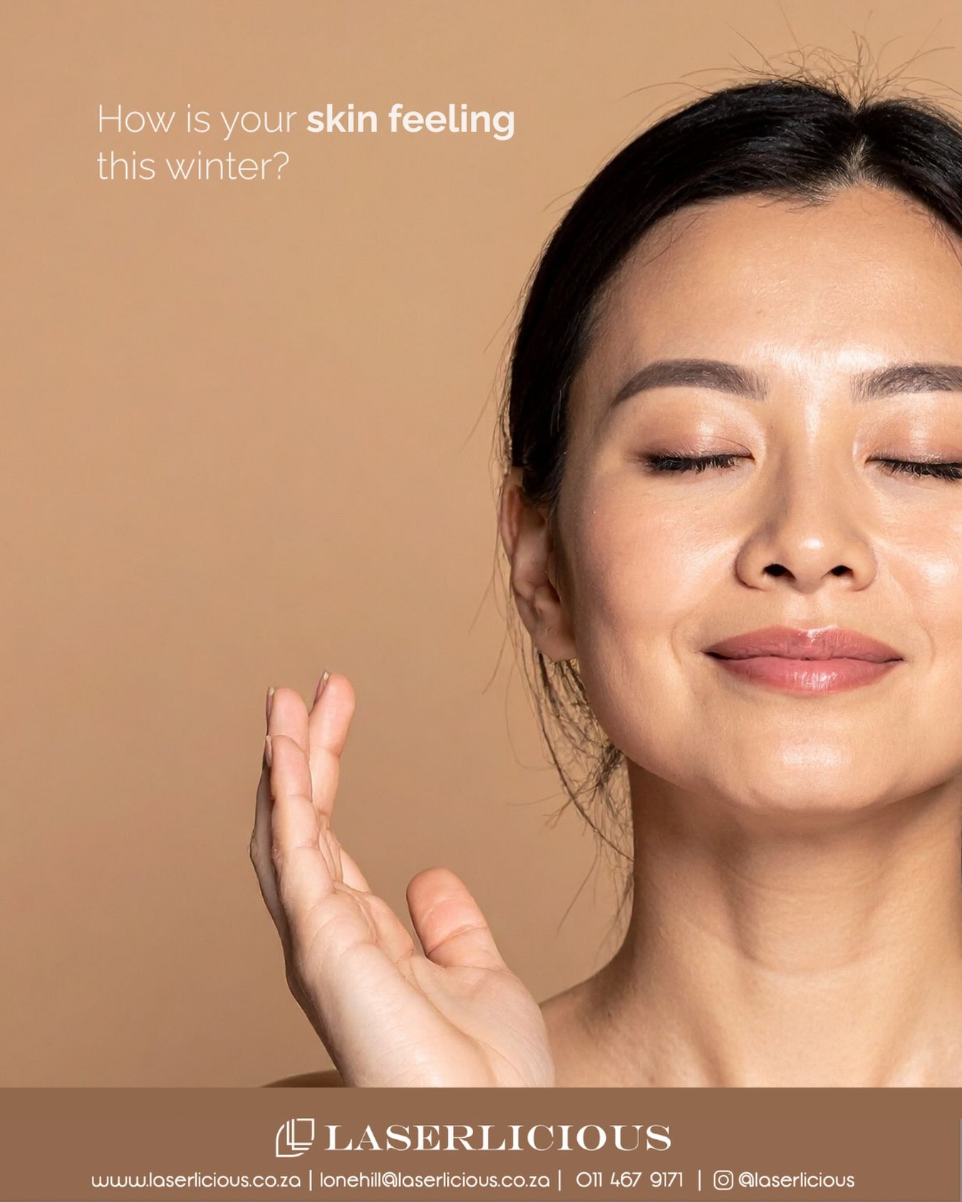 Winter has a way of changing your skin. One day it’s soft and balanced, the next it’s dry, tight, dull or more sensitive than usual.
The good news? Your skin doesn’t have to struggle through the colder months. Our range of professional aesthetic treatments and medical-grade skincare are designed to restore hydration, strengthen your skin barrier and keep your complexion looking its best all winter long.
📞 Call Laserlicious on 011 467 9171 / WhatsApp 083 490 9524 / info@laserlicious.co.za to make a booking today.
#Laserlicious #WinterSkin #HealthySkin #AestheticTreatments #WinterGlow MedicalSkincare