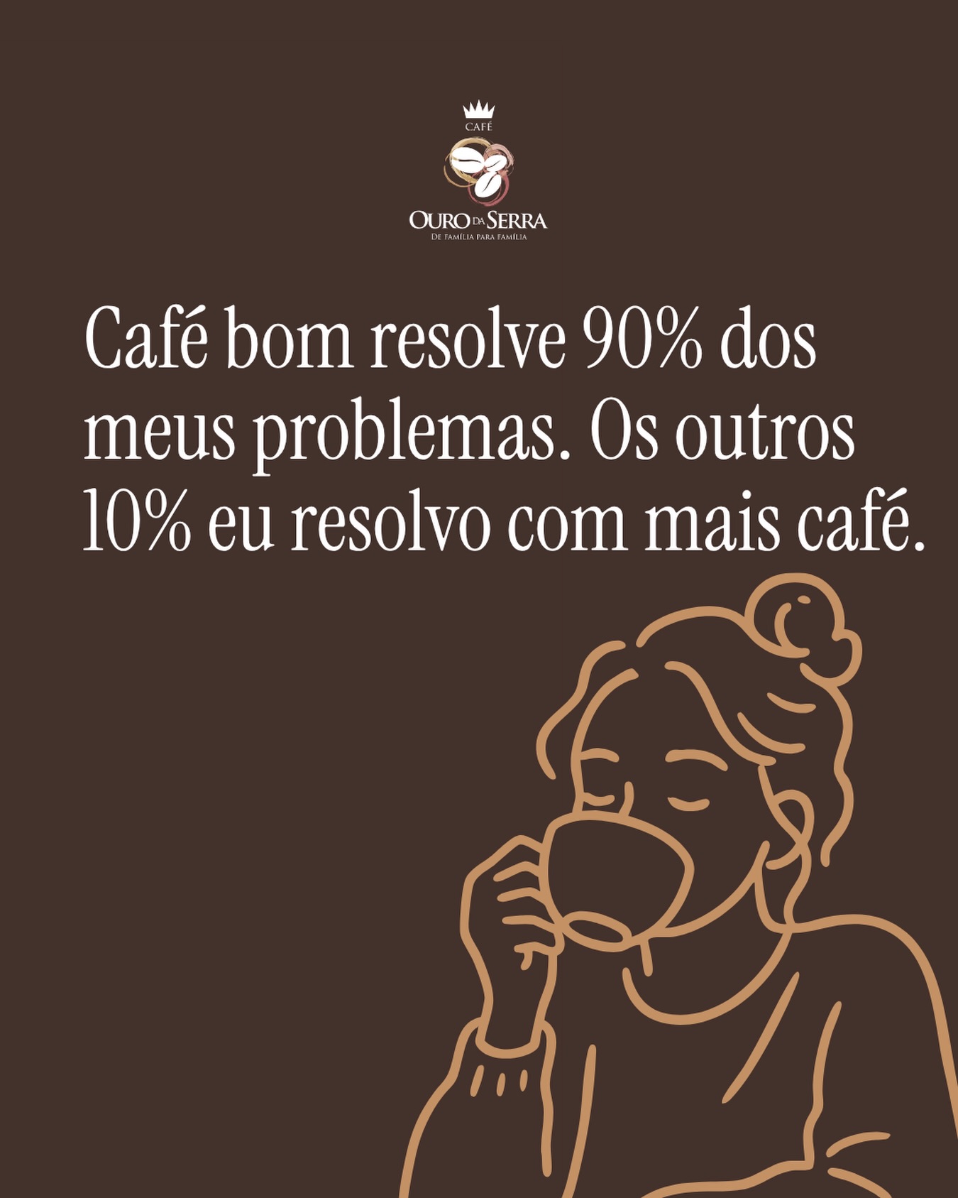 Quem mais aqui funciona exatamente nessa matemática? 🙋♀️☕
Tem dias que a lista de tarefas parece não ter fim, mas a gente sabe que o primeiro passo para resolver tudo é dar aquela pausa, respirar fundo e tomar um café de verdade.
Afinal, com a xícara cheia e o aroma do Ouro da Serra no ar, os problemas até mudam de tamanho.