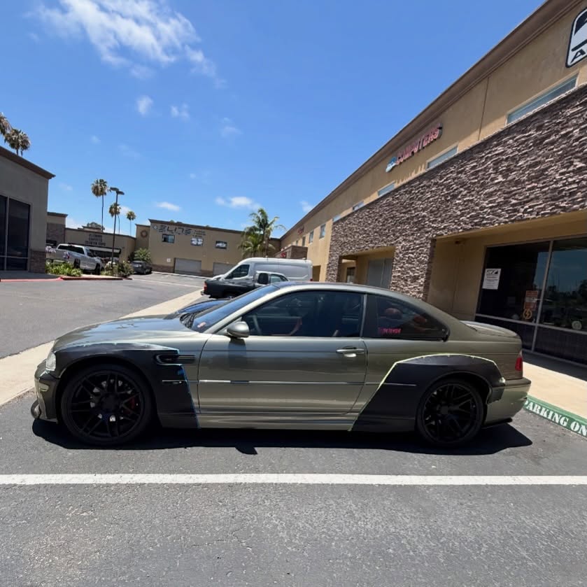 Another @trakyoto kit done! Thanks @peteysd1 for trusting us with your M3. We appreciate everyone that supports the shop. Can’t wait to see it at @spocom all done 🤙🏽
