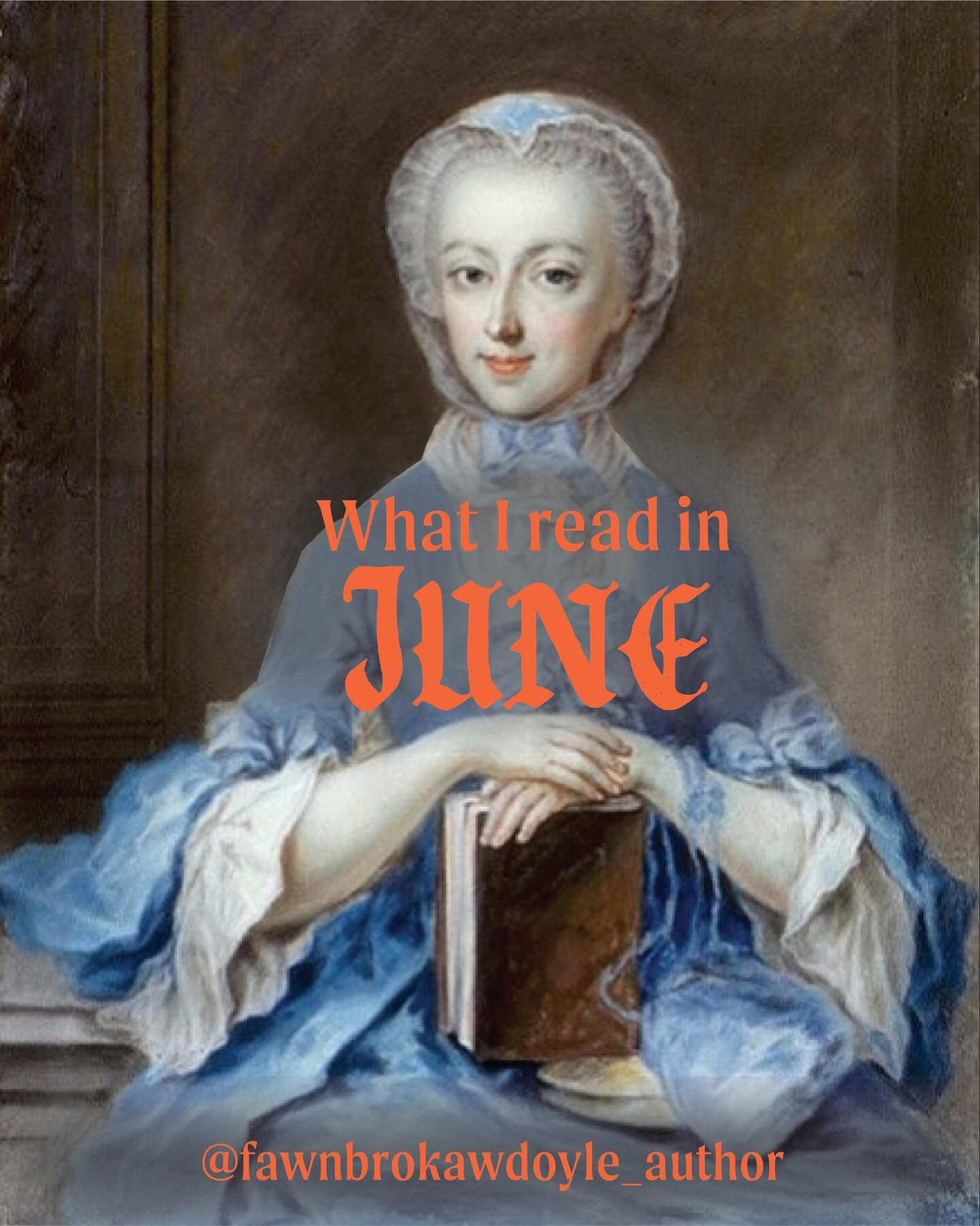 June reading review! A few days late…
I chose this portrait of a lady with a book and pleased smile for the cover art because I had a great month of reading☺️
I read some great ARCs, kept up with my buddy reads and book clubs, and fit in a few recent releases and non-fiction.
Do we have any in common?
Historical Fiction:
The Calamity Club by Kathryn Stockett
Toujours Á Toi by Rachael Britton (ARC- released June 23)
The Ladies Hall by Vanessa Miller (ARC- release Aug 11)
Lady Tremaine by Rachel Hochhauser
Angelina by Sara Fox (ARC- release TBD)
Classics:
The Heart is a Lonely Hunter by Carson McCullers
Middlemarch by George Eliot
Rebecca by Daphne du Maurier
Non-Fiction:
We the People by Jill Lepore
We the Women by Norah O’Donnell