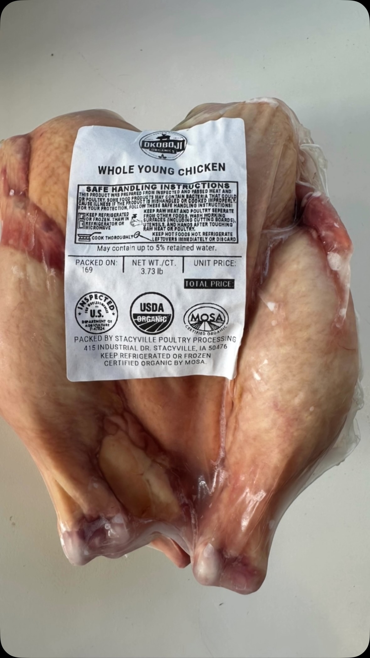 Chicken is back!!! Stop by today 8-10am or order yours online for 24/7 pickup! The easiest healthiest busy 4th of July summer dinner. Throw a frozen chicken in the crockpot in the AM- ready for dinner!