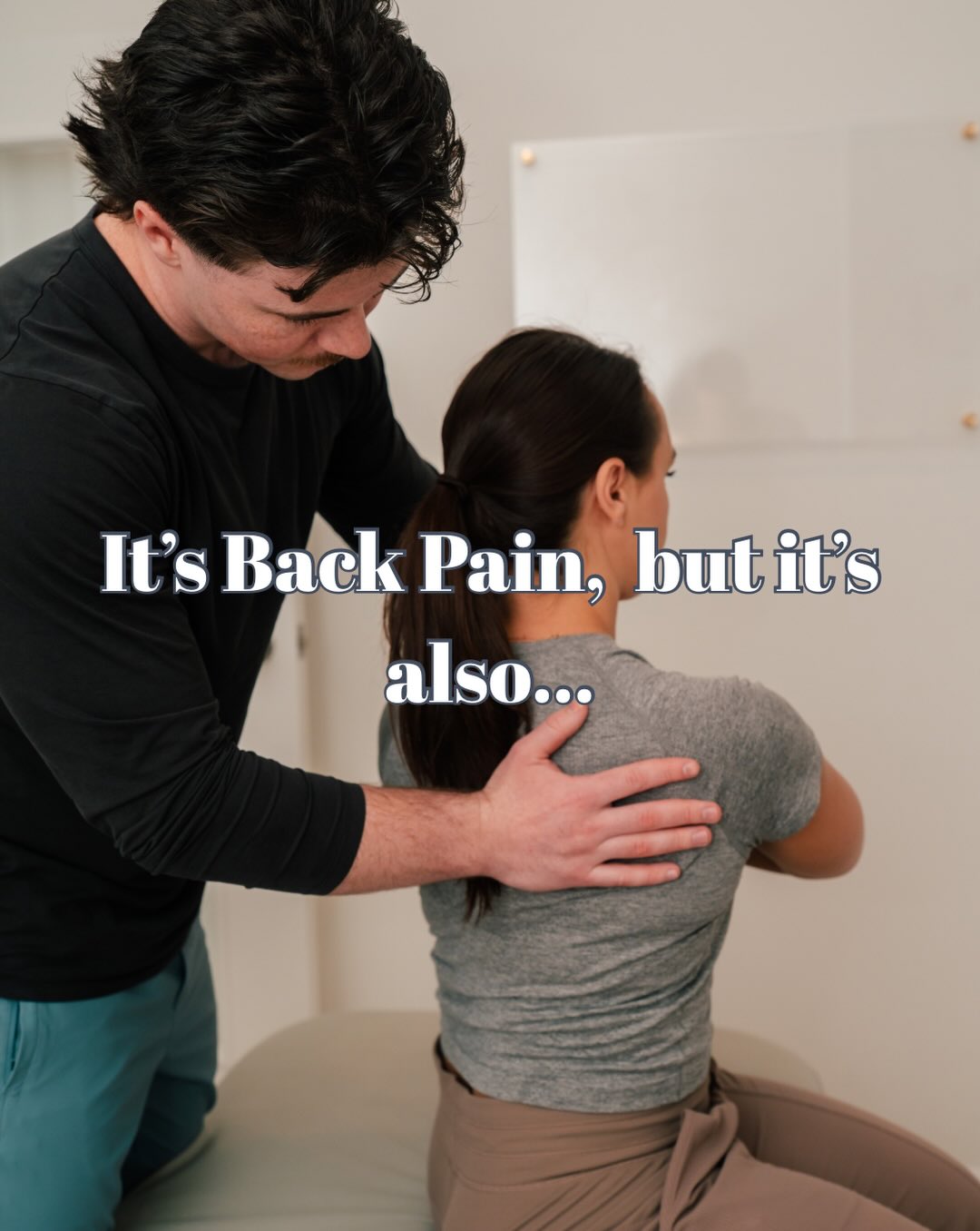 It’s not just back pain…
•
Back pain can affect so many things! Here are some ways pain can infiltrate your everyday.
•
We help you recover from pain faster so you can get your life back!