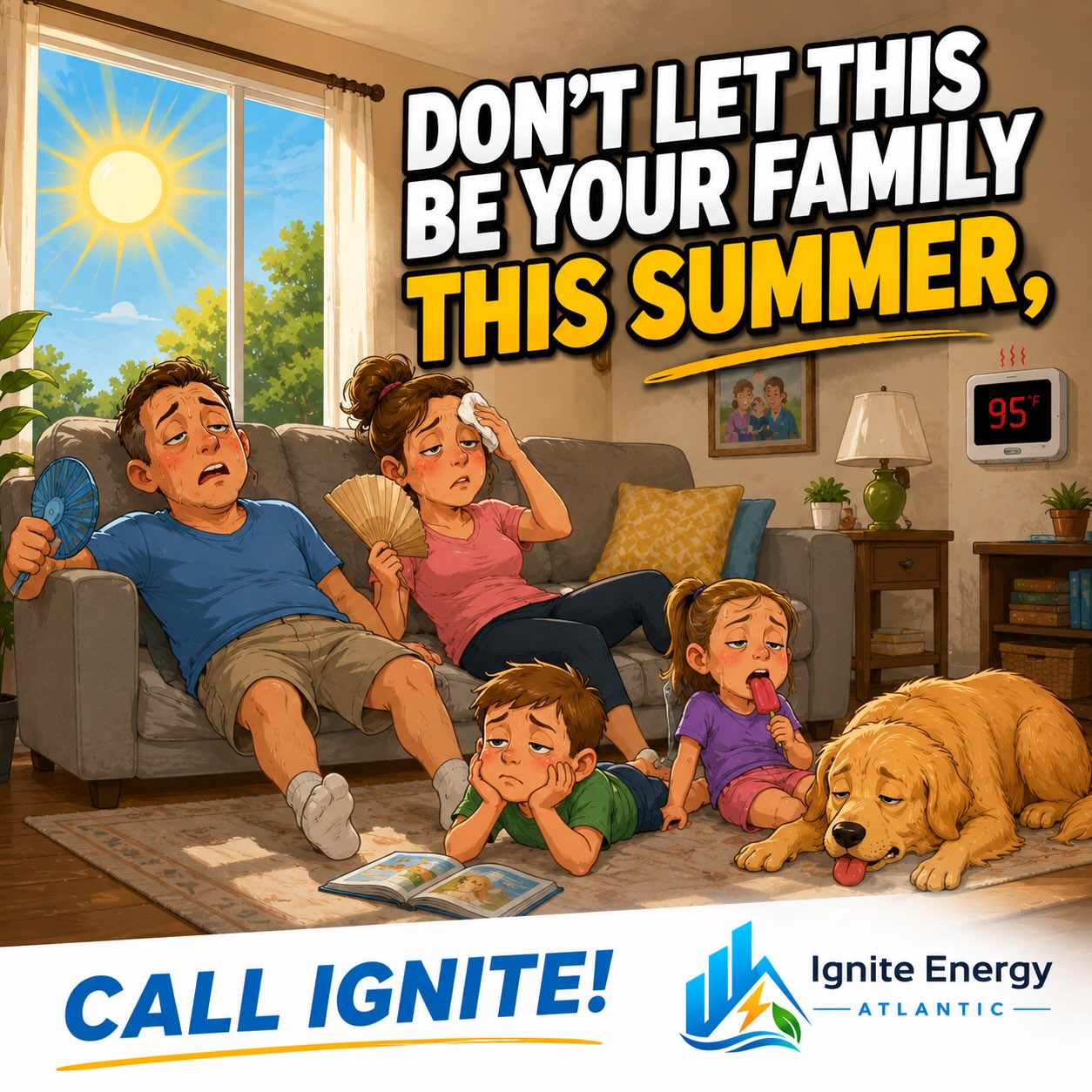 ☀️ The summer is just getting started, and today is shaping up to be a hot one!
Is your home ready? Book your FREE in-home comfort assessment with Ignite Energy Atlantic and discover how a high-efficiency heat pump can keep your family cool this summer, warm this winter, and help reduce your energy costs all year long.
📞 Call today to schedule your free assessment and start enjoying a more comfortable home.
#Summer #IgniteEnergyAtlantic #HeatPump #Halifax #staycool