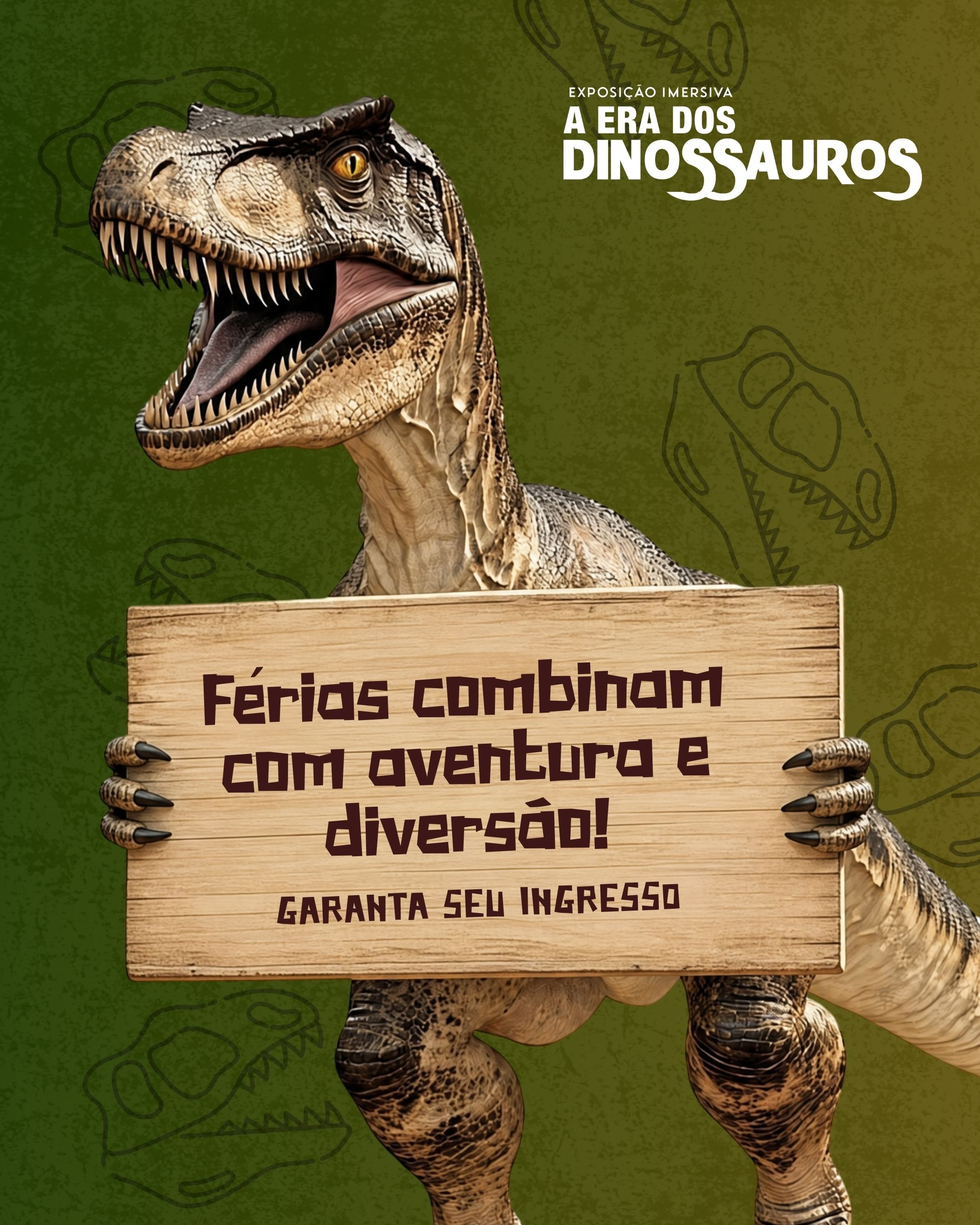 O programa ideal para essas férias está aqui!
A Era dos Dinossauros em São Luís 🦖🌎
📍@shoppingdailha
Ingressos limitados