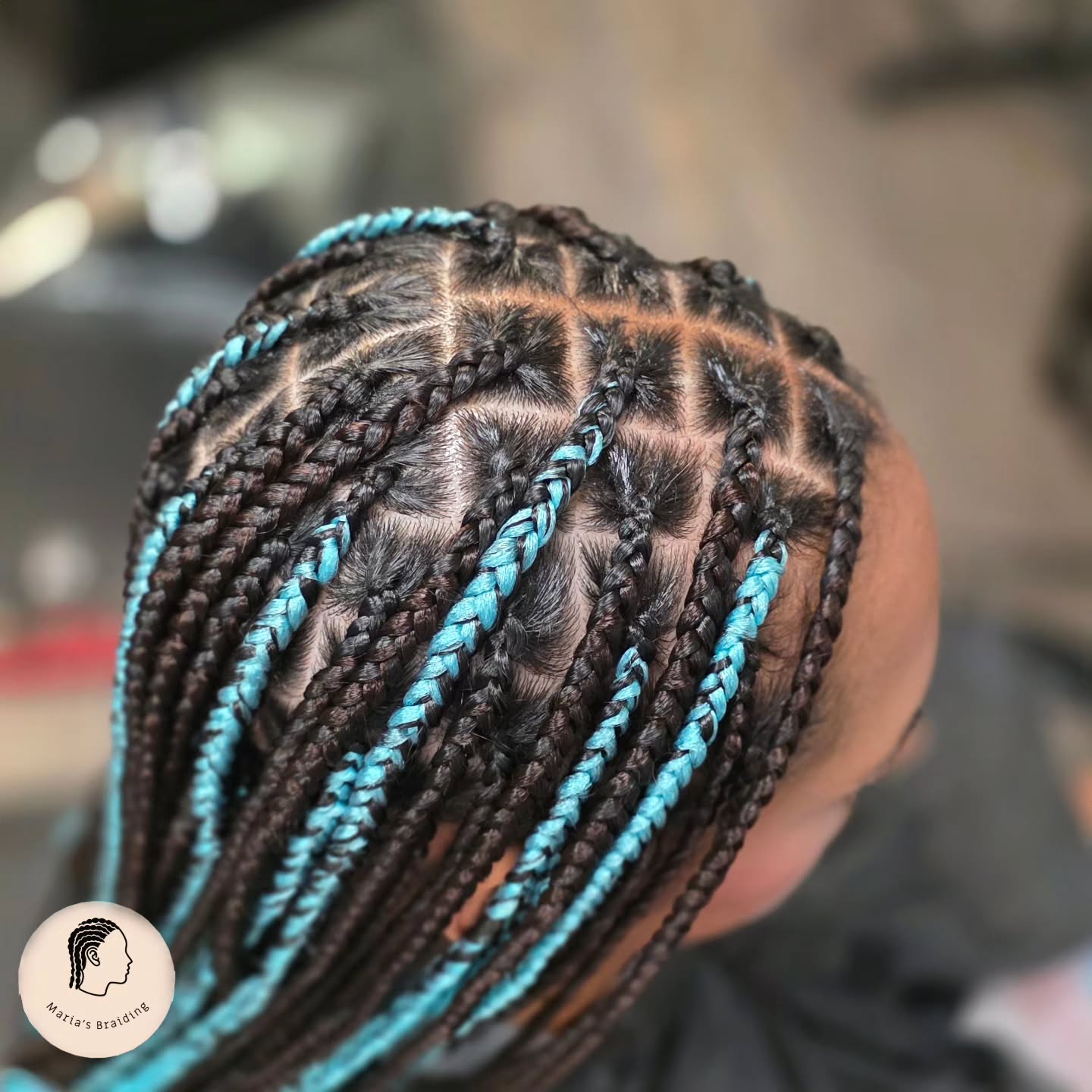 "Your all blue"
#hair #styles #braids