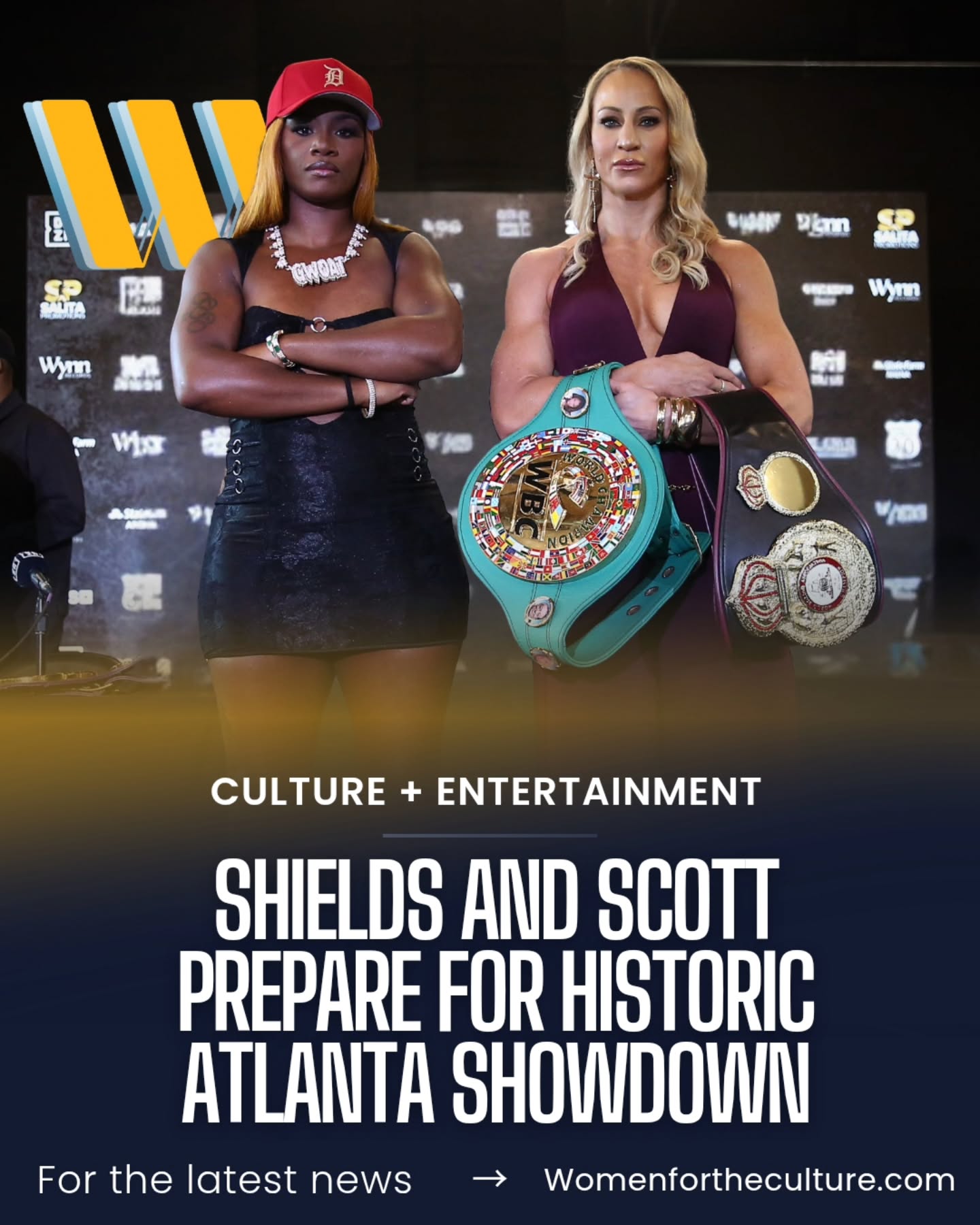 History in the making at State Farm Arena! 🥊
Claressa Shields isn’t taking this lightly: “Kaye is so strong, but I hope she’s ready for my best.”
Kaye Scott is standing her ground: “They’re my belts and I am the world champion right now. She’s the challenger. I’m not looking to hand them over.”
Don’t miss this showdown on August 15.
Read all about it at womenfortheculture.com and watch the main event on DAZN and catch the undercard streaming on Zeus Network.
📸 Stephanie Trapp/Salita Promotions
#DAZN #ClaressaShields #KayeScott #zeus