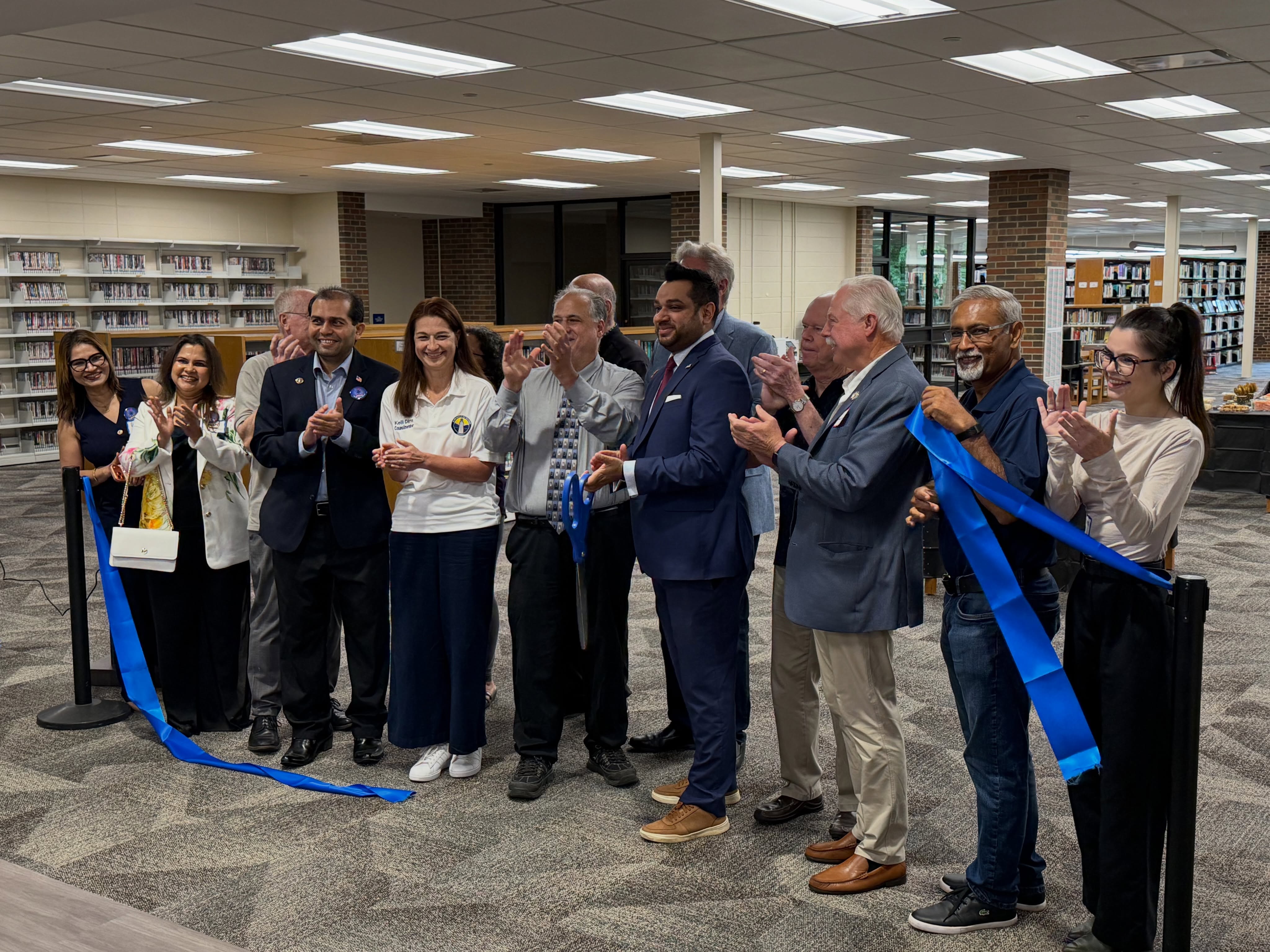 Congratulations to the North Edison branch of the Edison Public Library on their grand re-opening! 5k sq ft of added space, new program room, quiet study areas, maker space and more! #stellalibraries #stellanj