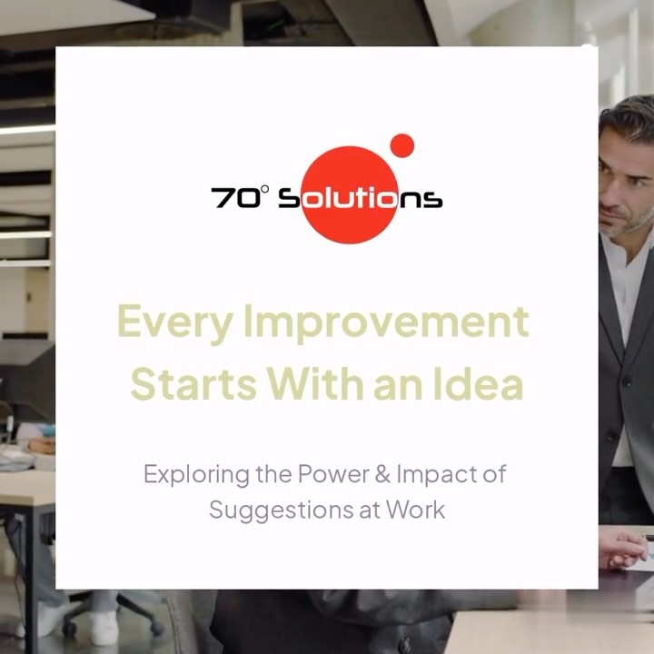 💡 Every improvement begins with an idea!
Creating a platform where every voice matters and every suggestion helps us grow. 🌱✨
Together, we innovate, improve, and create a better tomorrow. 🚀
#continuousimprovement #employeeengagement #innovationculture #teamwork #bettertogether