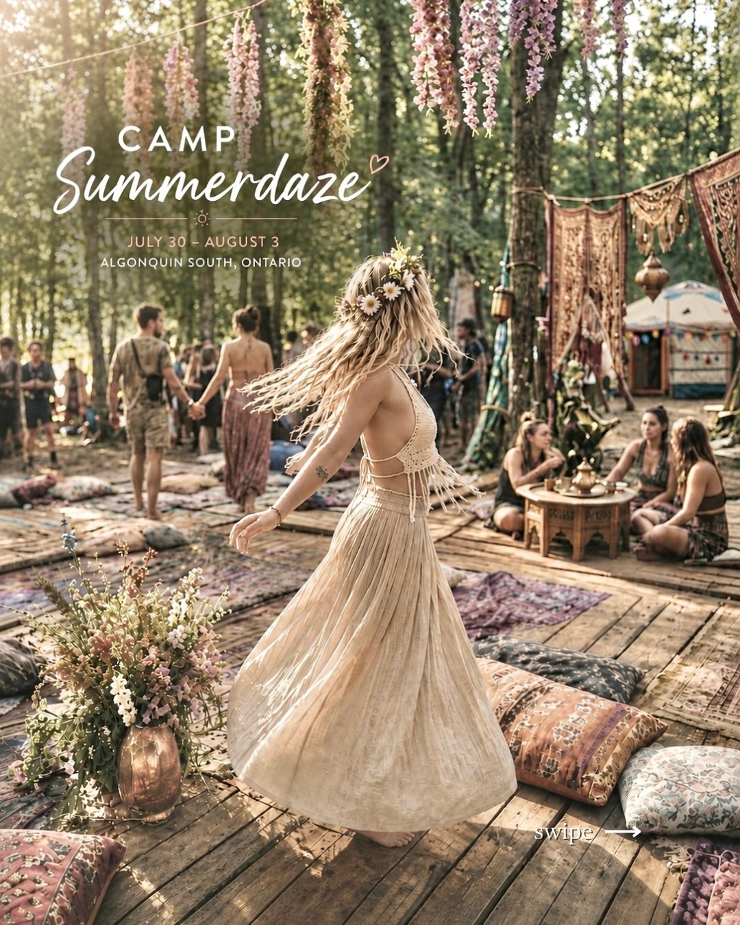 🚨 WARNING: Camp Summerdaze is already 90% SOLD OUT!!
This isn’t just another festival—it’s the kind of weekend people talk about all year.
📍 July 30 – August 3 | Algonquin South, Ontario 🇨🇦
I’ll be guiding Into Your Wild, a powerful blend of breathwork, meditation, guided journaling, and intention-setting to help you reconnect with your wild, authentic self. ✨
Come for the music, workshops, art and nature.
Stay for the people, the magic, and the version of yourself you’ll rediscover.
If you’re thinking about coming, don’t wait much longer. 💖
🔗 Link in bio for your ticket. 👀 (DM me for promo code)
Who’s coming? 🙋🏼♀️👇
With love,
@dame.naturopathe 🌿
#Naturopath #HolisticTherapist #DancingIsTherapy