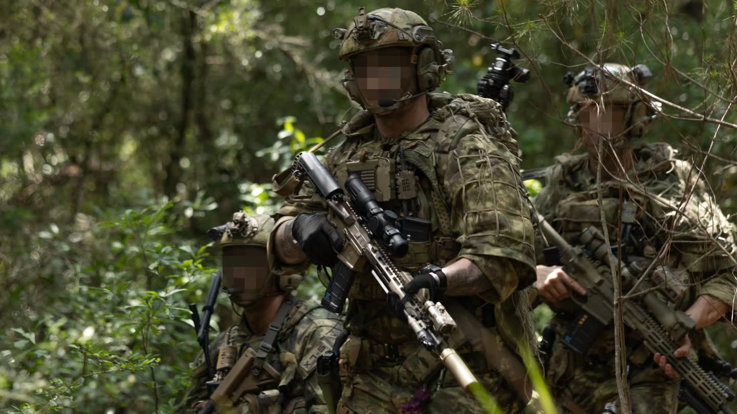 Moving in......
A team infiltrates while rocking our Tactical Concealment Enhanced Legacy Cobra Hoodπ€π»
Enhanced Legacy Cobra:
Employing Tactical Concealment's 25 years of successful combat-deployed Ghillie manufacturing experience, then listening to the needs of active end users, the Enhanced Legacy Cobra has been designed to provide the most effective personal Vis/nIR signature management solution within an industry-acceptable price point.
This is a full-featured Cobra Hood that includes many of the customized elements often added by the end user:
Β
+ Paracord Grid-Lattice + Veg-Tie-Cords w/Cord Locks hold natural Foliage in place.
+ Hood integrated mosquito mesh Rifle Veil for concealment of a Rifle or observation optics while in an FFP. Rifle Veil features a "rip veil" for rapid removal in an FFP E&E situation.
+ 57/43 NyCo Extreme IHWCU textile produced by Brookwood Rolled Goods exclusively for Sniper Dynamics.
+ Adjustable one-size-fits-most. A multitude of torso & hood tension cords to form a perfect fit with your custom gear loadout.
+ Button-On Long Padded Sleeve upgradable for abrasive low crawl activity.
@tacticalconcealment @shawconcepts @brookwoodcompanies
@mmitextiles @murdockwebbingcompany