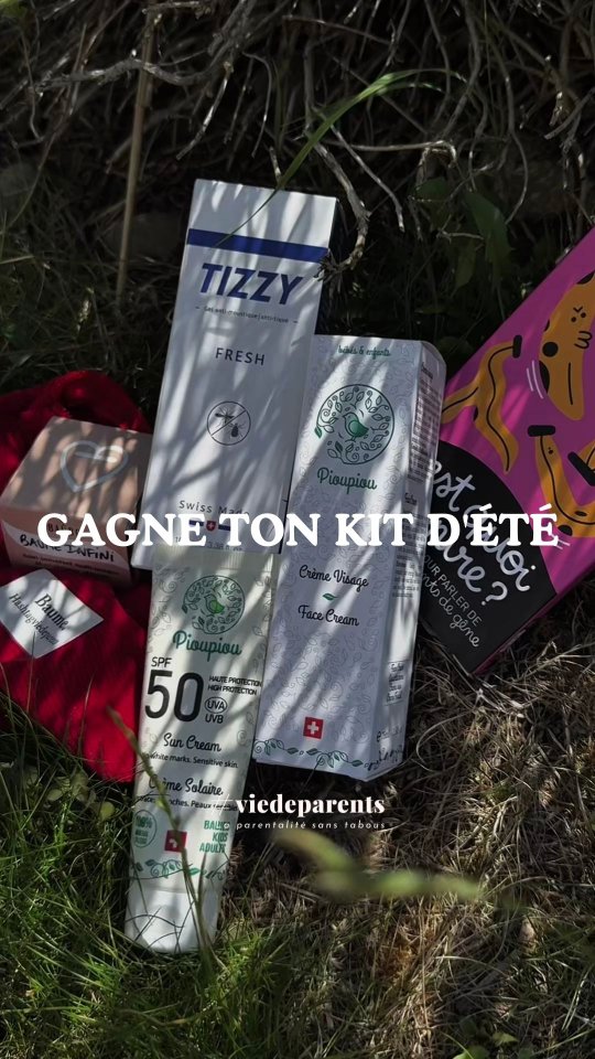 ☀️ CONCOURS D'ÉTÉ terminé☀️
Parce qu’on aime ces produits suisses qui nous simplifient la vie, avec @b_a_u_m_e_ @tizzy_suisse et @hashtagviedeparents, on vous offre le kit d’été Baume en édition limitée + un produit anti-moustique suisse Tizzy adapté pour les enfants dès 2 ans 🦟🌿
Pour participer :
✨ Suis @tizzy_suisse, @b_a_u_m_e_ et @hashtagviedeparents
✨Tague 2 parents qui vont devoir affronter les moustiques cet été ! 😅
✨ Like ce Reel
✨ Enregistre-le
✨ Et fais un reshare 🔁
Tirage au sort le 7 juillet 2026.
Le.a gagnant.e doit être domicilié.e en Suisse.
#viedeparents #summer #suisse