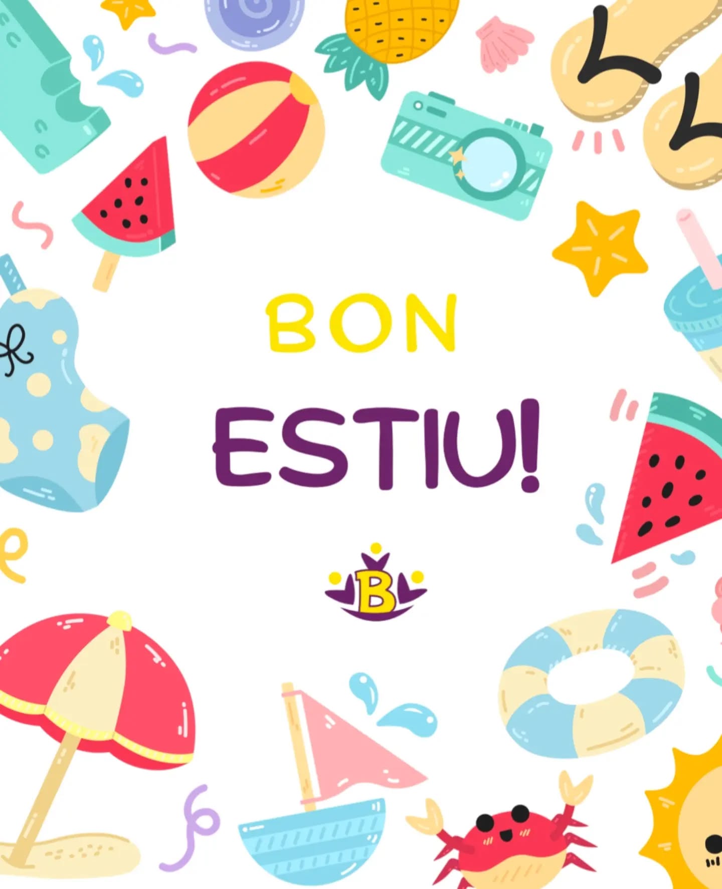 🏖️✨Tota la comunitat educativa de l'escola Balmes, us desitgem unes molt bones vacances d'estiu. Ens retrobem al setembre amb les piles carregades i moltes ganes d'iniciar un nou curs ple de reptes, vivències i emocions ✨🏖️
#escolabalmesmataró #somequipsomfamília #escolainfantil #escolaprimària #escolaconcertada