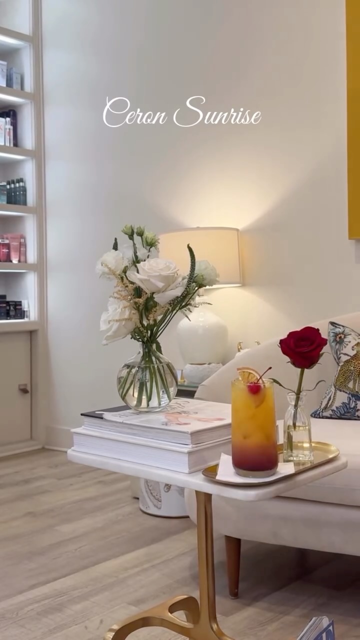 Cerón Salon’s New Summer Drink Menu -
Enjoy a complimentary summer beverage with your next appointment🍹
Choose from Ceron Sunrise, Ranch Water, or Tequila Screwdriver, and savor the essence of summer during your pampering session at Cerón Salon.✨