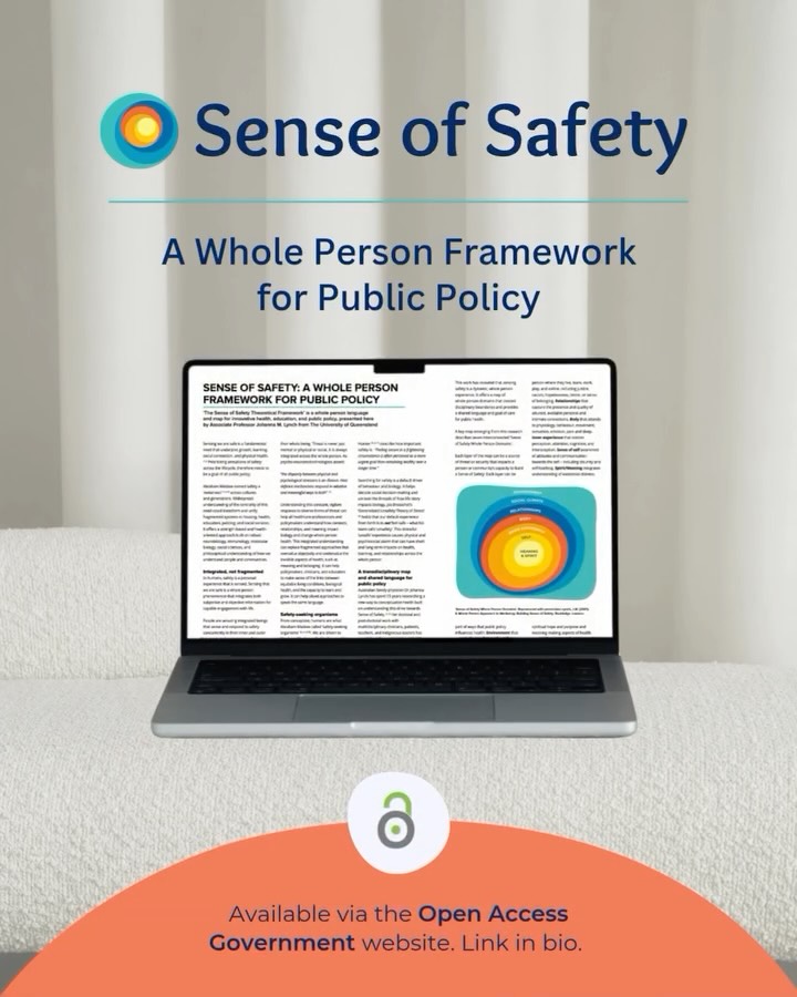 Interested in exploring how the Sense of Safety framework can inform public policy?
The Whole Person Framework for Public Policy article is freely available through the Open Access Government’s website. Link in bio!