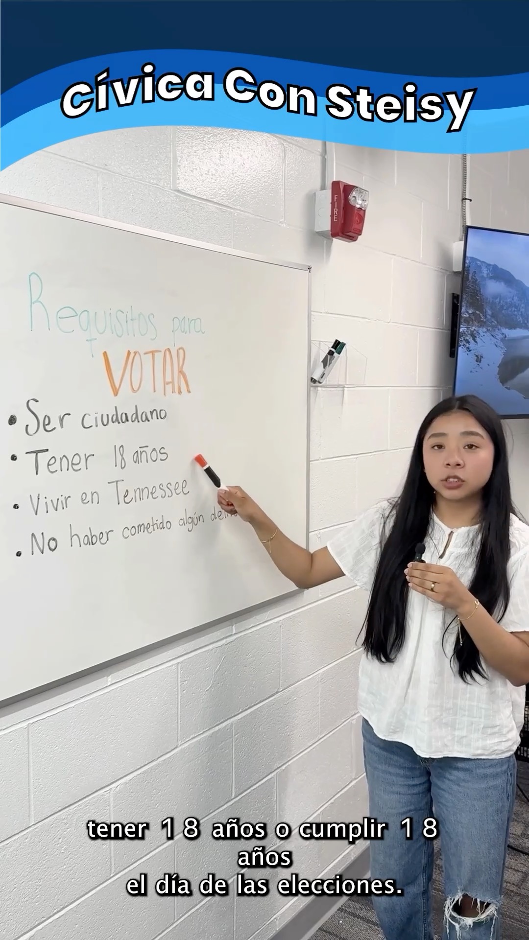 Have you registered to vote in the upcoming local elections yet? In this video, we’ll show you everything you need to know to register!👍
In this video from Cívica con Steisy, we explain the requirements for voting in Tennessee. Voting in local elections is very important, since we elect the representatives who are responsible for keeping our city and neighborhoods safe and providing the necessary resources for our community.🌳
If you’re eligible to vote, visit our linktree in our bio to register and vote in the local elections on August 6. The deadline to register is tomorrow, July 7, so don’t wait any longer! Together, we’re stronger!💪