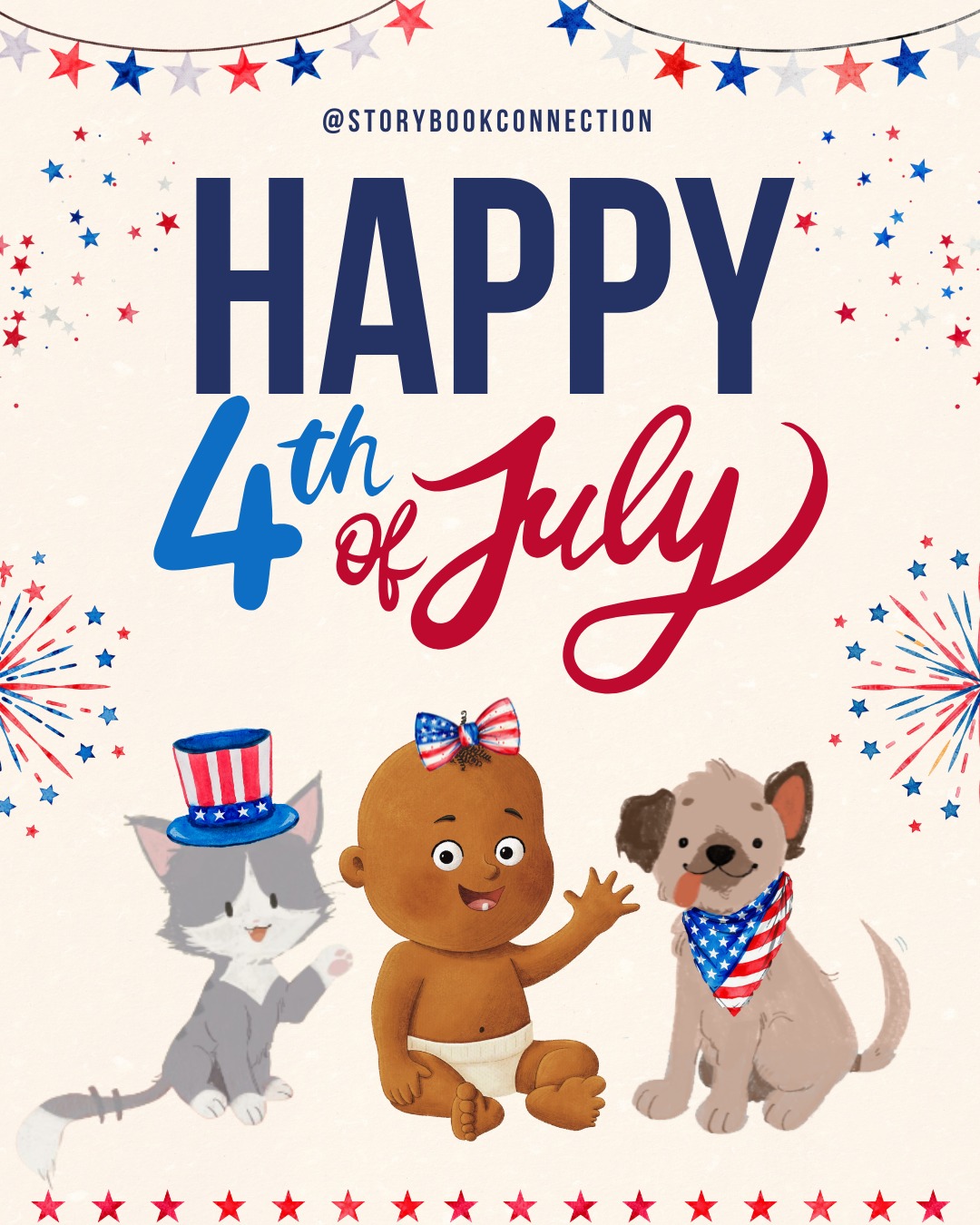 Wishing you a safe, happy, and fun-filled 4th of July! ❤️🤍💙