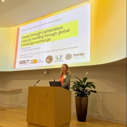 Another great opportunity taken up to introduce the #nkwihorezeproject to the world! This time at the @thebritishacademy to #ECR s as part of of an event "Pathways to Research Impact" (presented by Kristyna Skriczka).
Thank you Nkwihoreze team for making the project the success it is by co-creating a unique toolkit for supporting children and family wellbeing.
#researchimpact
@familyforeverychild @uyisenganimanzi_
@weareukri
@ioelondon