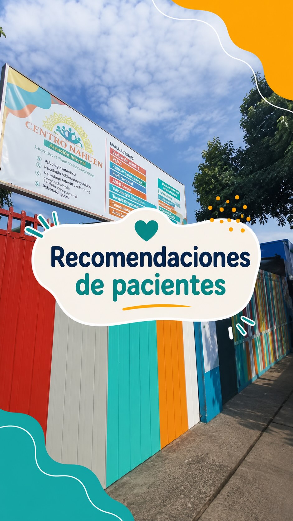 💚 La confianza de nuestros pacientes es lo que más nos motiva a seguir entregando una atención cercana, profesional y de calidad.
Hoy queremos compartir algunas de las reseñas que familias y pacientes han dejado en Google después de atenderse en Centro Nahuen. Gracias por cada palabra y por permitirnos acompañarlos en su camino. ✨
Si ya viviste la experiencia con nosotros, también puedes dejar tu recomendación en Google. Tu opinión puede ayudar a otras familias a dar el primer paso.
#CentroNahuen #ReseñasGoogle #SaludMental #Neurodesarrollo #Psicología
