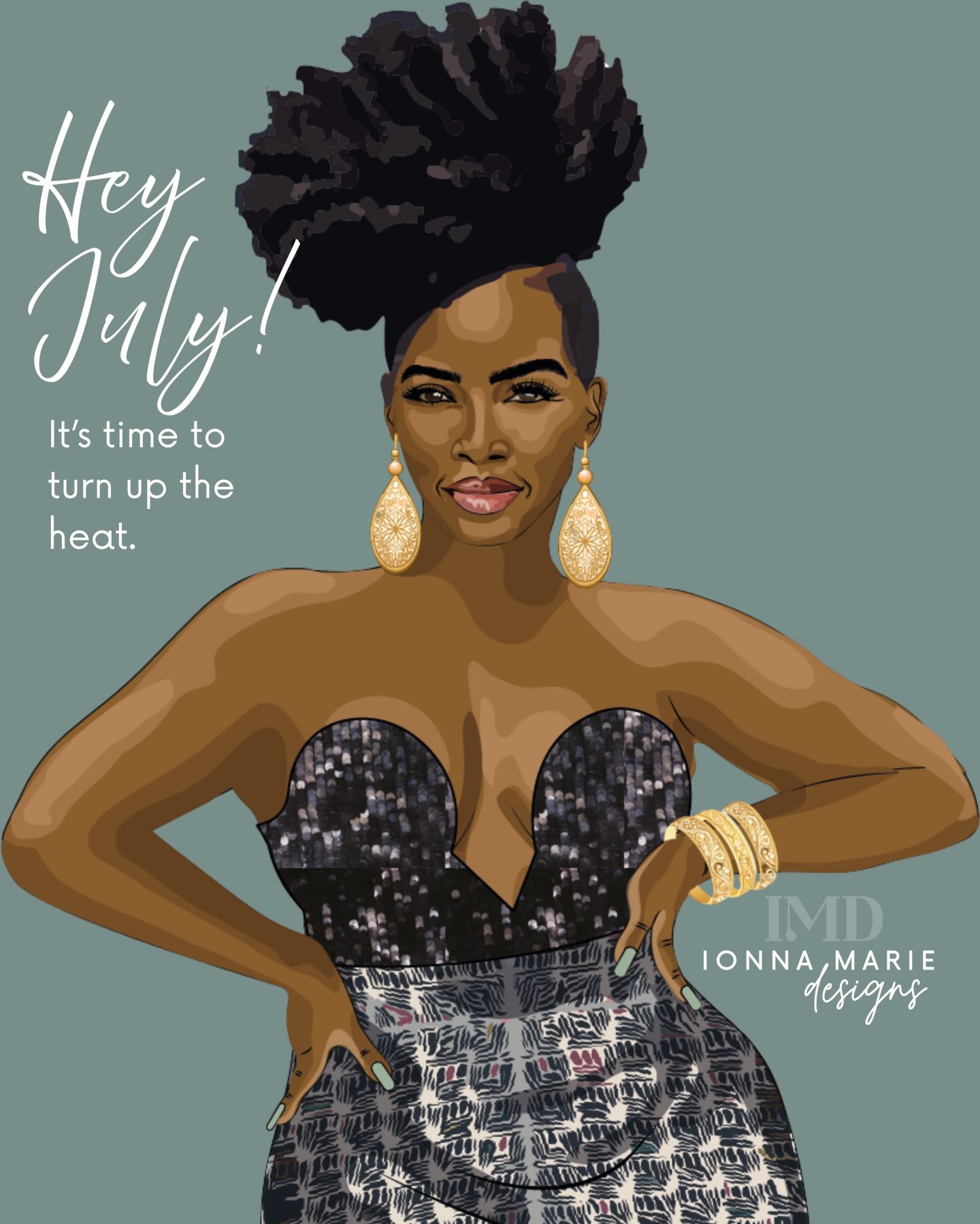 July came with heatā¦and a little extra style. āļøāØ
Now a few months into this new chapter and continuing to create pieces that celebrate confidence, culture and the beauty of being unapologetically you.
So turn up the heat on creativity, joy, and the way we celebrate each another. š¤š¤š¤
#ionnamariedesigns #greetingcardartist #celebratewithpurpose #blackart #digitalillustration
