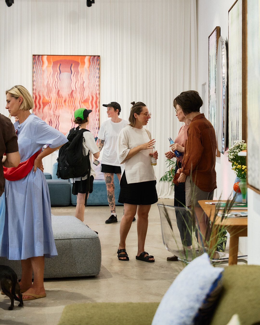 Almost a week ago I had the incredible pleasure of hosting so many wonderful people at the opening of the Woven Waves exhibition.
Thank you all for coming and for making the evening so special 🌸
The exhibition is still open until July 10th
Photo: @baranov_vlad @
Production & Communication @royal__heroes
@studio_jaskolka
jacquard weaving • textile design • textiles • rhythm • textures • textile art • art exhibition • vernissage