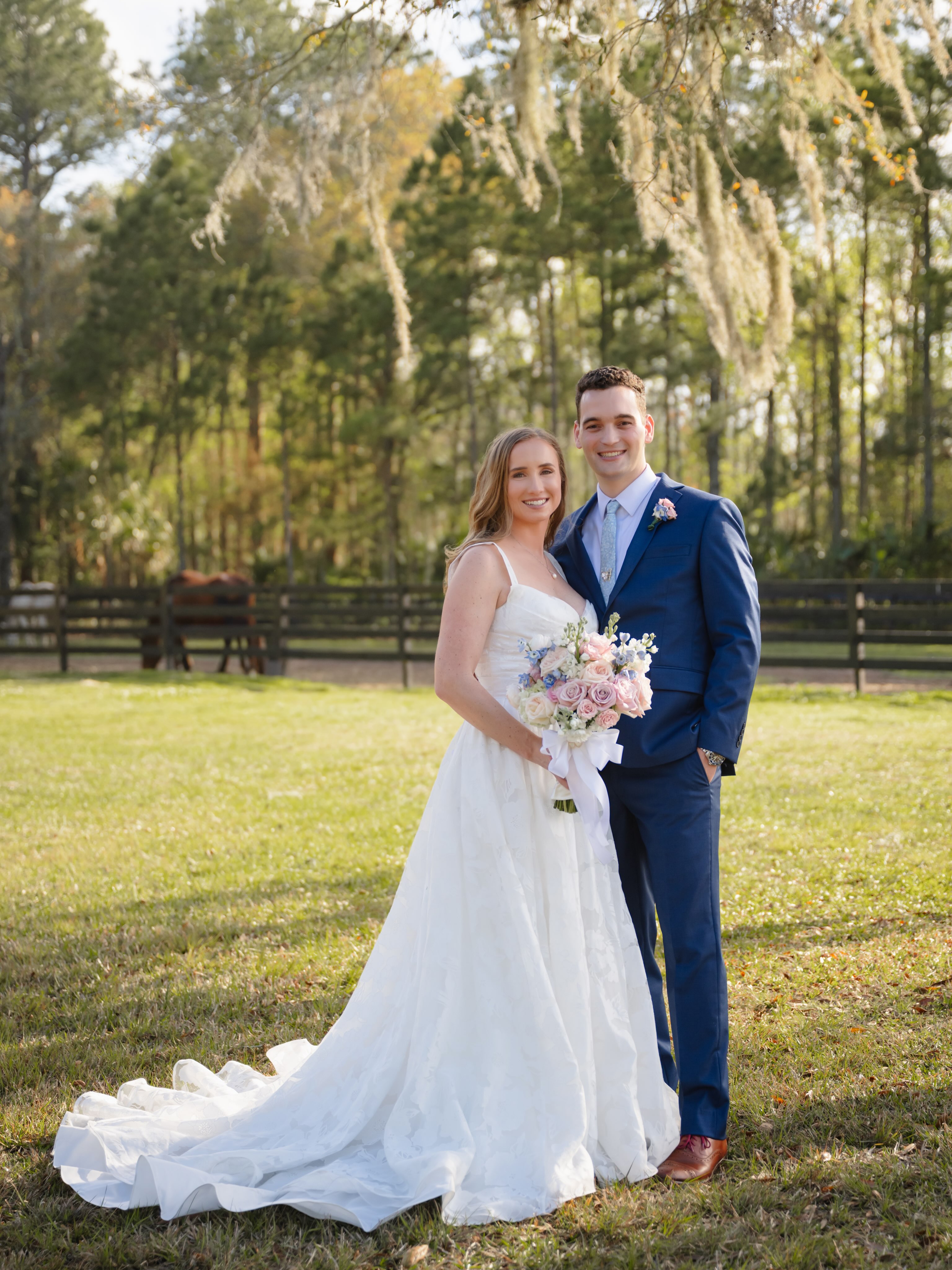 Mr. & Mrs. Conners 🤍
EST 3.7.2026
We absolutely loved being a part of Madelyn & Jeremy’s beautiful spring Wedding in St. Augustine! From their traditional Catholic Ceremony at St. Anastasia Catholic Church, followed by an elegant rustic Reception at Ancient City Farmstead, their day unfolded with grace and ease. They truly embraced the natural beauty of their surroundings, and made a friend along the way, swipe to see the most precious moment from on the farm! What a sweet day celebrating such a sweet couple! We wish you two a lifetime of love!
Planning & Design: @kelsielizabethevents
Photographer: @lifeandlovestudio
Ceremony: @stanastasiaccfl
Reception: @ancientcityfarmstead
Florist: @flowerworkssa
Catering: @mojo_bbq
Bar: @perfectpour_mobilebar
Rentals: @stjohnsilluminations
Dress: @whitemagnoliabridal
HMU: @sarinadurden.beauty
Transportation: @staugtransportation
.
.
.
.
.
.
.
.
#staugustinewedding #staugustineweddingplanner #classicwedding #rusticwedding #floridawedding