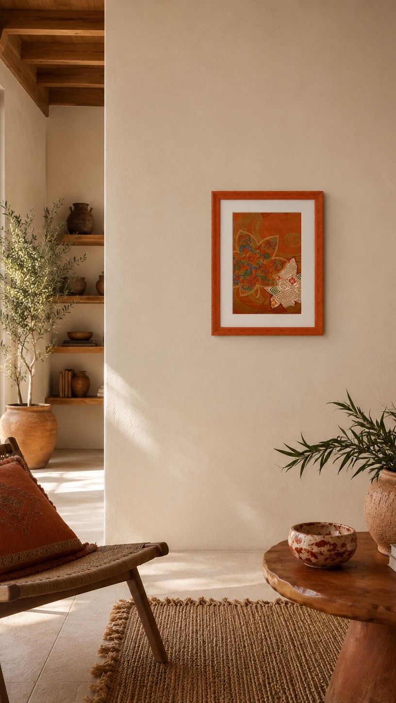 Une nouvelle réalisation qui a pris vie jusque dans les moindres détails ✨
Pour cette œuvre, nous avons imaginé un encadrement avec une baguette orange à moulures, un choix audacieux qui apporte du caractère et met les couleurs en valeur.
Un simple mouvement pour vous la dévoiler... et vous, que pensez-vous de cette association ? 🧡
#exposition #artwork #frame #artist #decoration