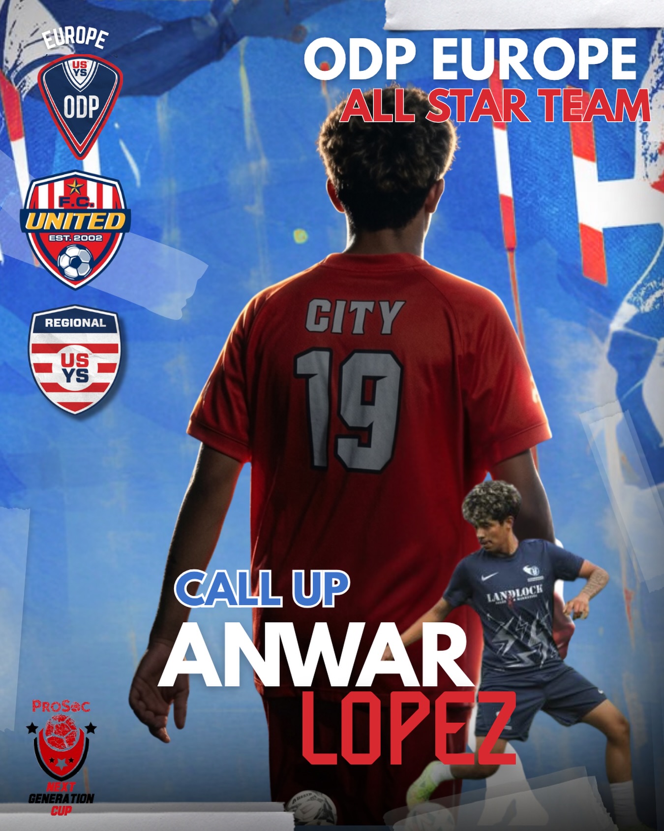 Welcome Anwar to the ODP All-Star Team. The final piece of the puzzle is in place, and we’re excited to have him join the squad for the Next Generation Cup