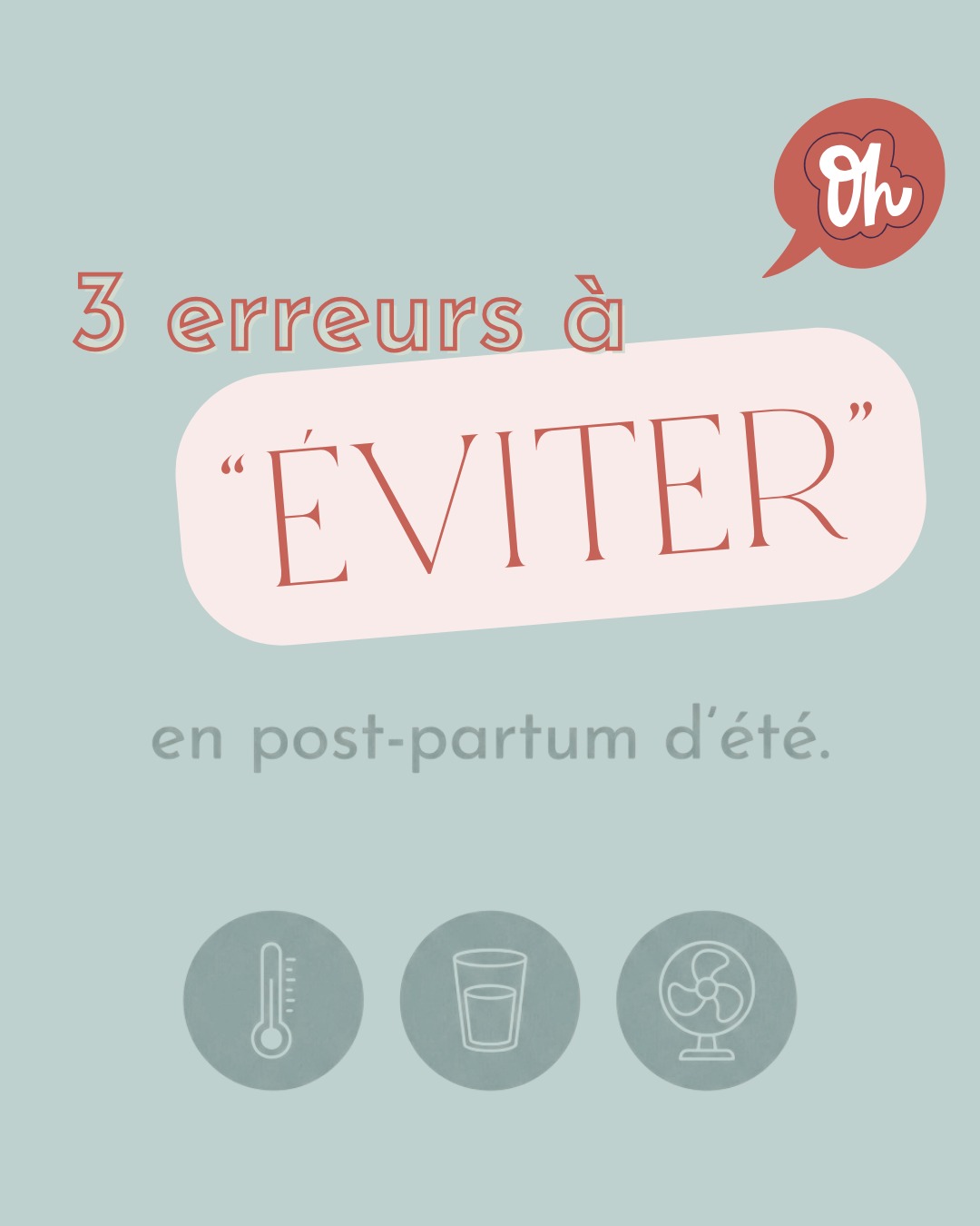 Le post-partum d'été, ce n'est pas juste un post-partum + du soleil. C'est un vrai contexte différent 🌡️
3 erreurs que je vois souvent — et comment les éviter 👇
1️⃣ Oublier de s'hydrater — l'allaitement + la chaleur, c'est deux fois plus d'eau à boire
2️⃣ Sur-couvrir ton tout-petit — la règle : une couche de plus que toi et s'il fait très chaud la @maternitenanterreofficiel a récemment recommandé de laisser son body à ton tout petit pour qu'il se rafraichisse avec l'humidité de sa sueur !
3️⃣ Négliger son cocon — la clim, un ventilo, la fraîcheur du linge, l'ombre stricte : ce ne sont pas des détails. Pense à anticiper les pics de chaleur et t'équiper !
→ Lien en bio pour mon parcours « Le Premier Mois Après la Naissance »
#postpartum #4emetrimestre #doulaparis #doulacharlie