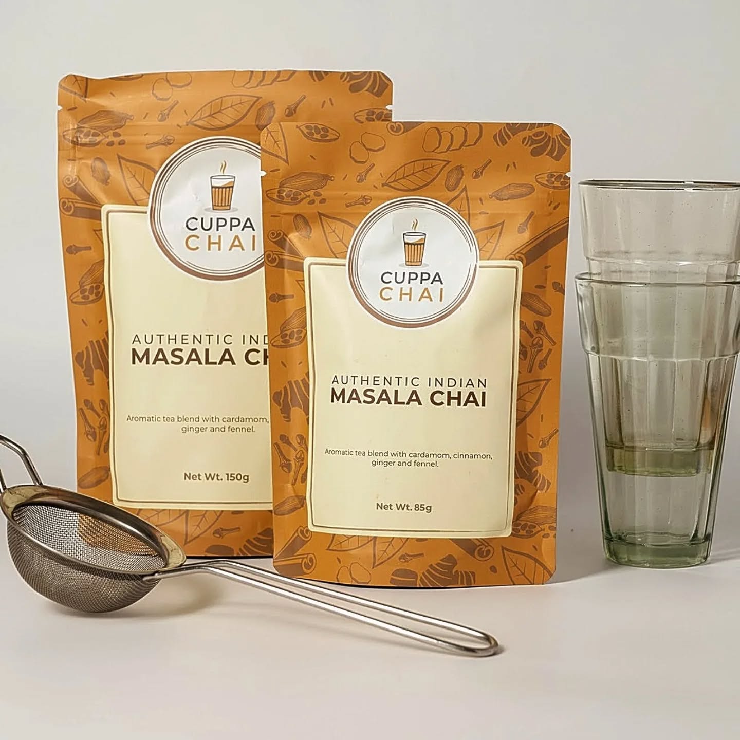 Our two best selling pouch sizes are the Medium and Large. But how many cups can you actually make from each of these?
Remember, a little goes a long way 🤏
All you need is 1-2 teaspoons of Cuppa Chai per cup, depending on how strong you like it.
The Medium pouch makes approx ✨12-14 cups✨
The Large pouch makes approx ✨20-24 cups✨
So whip it out for when friends and family pop over, or savour it for yourself. It won't let you down ☝️
#punjabichai #masalachai #chai #indiantea #authenticchai