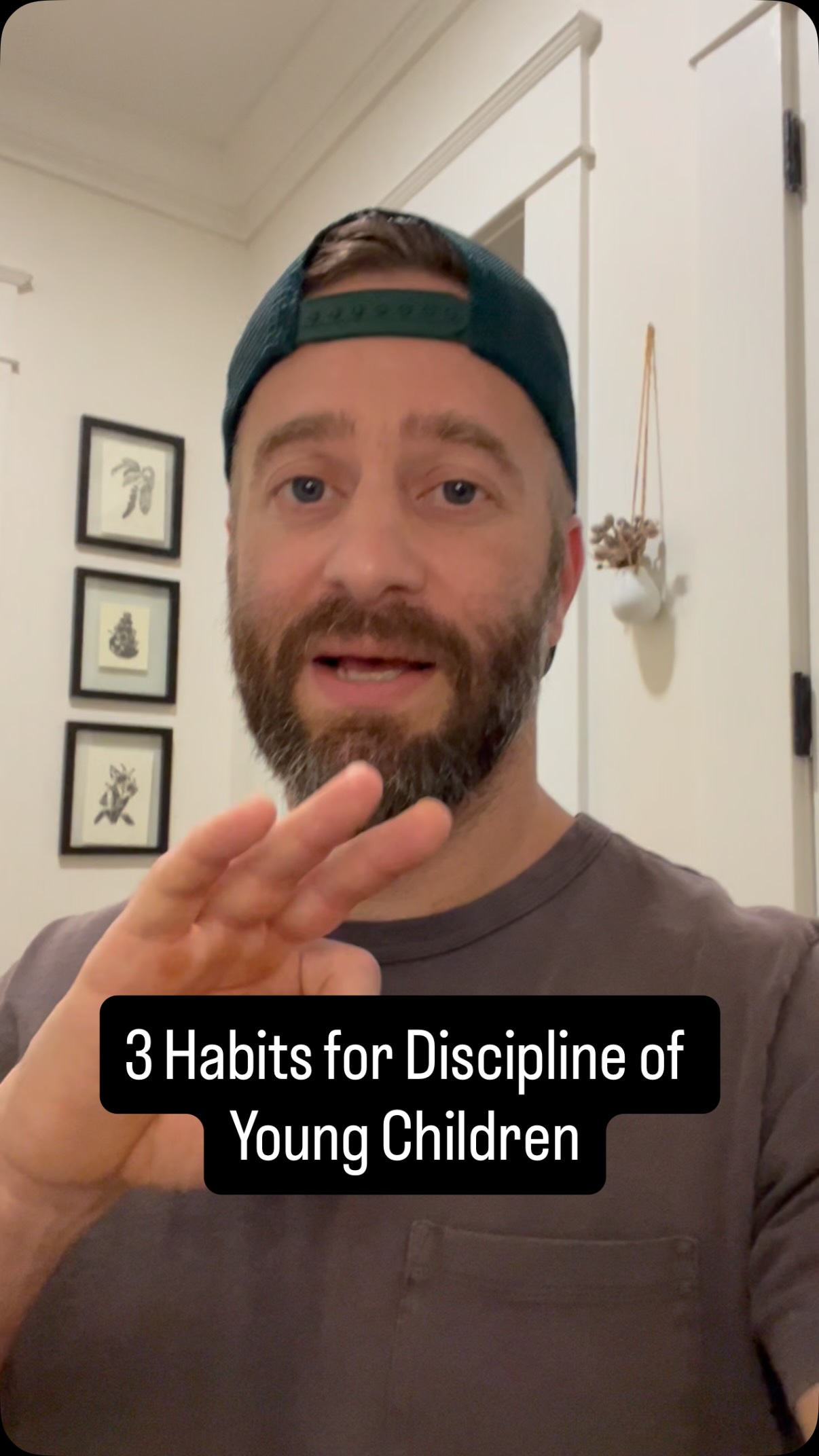 If discipline isn’t the hardest thing in your life with young kids then I can’t relate. This is where all my anger issues come out. This is where I realize I’m more like a child than a father. This is where I realize God is parenting me even though I thought I was parenting children. This is where I feel most like a failure. That’s how you know it’s the place God is working. Where your failure begins, God’s grace starts being visible. So yes, discipline is the hardest thing. But it can be the place God is working the most. Because it’s the realm of instinct, what has helped me so much is fighting habit with habit. You can’t think your way out of a problem you didn’t think your way into. You practiced your way to snapping at them and saying all the dumb things we say, SO YOU NEED TO PRACTICE YOUR WAY OUT. These are the couple habits that have helped me the most. It’s not that it’s all easy now, but I do at least feel like the Lord is working. This is not written by AI. I don’t have a manual to send you if you DM me. But God bless you for being a parent. It’s holy.