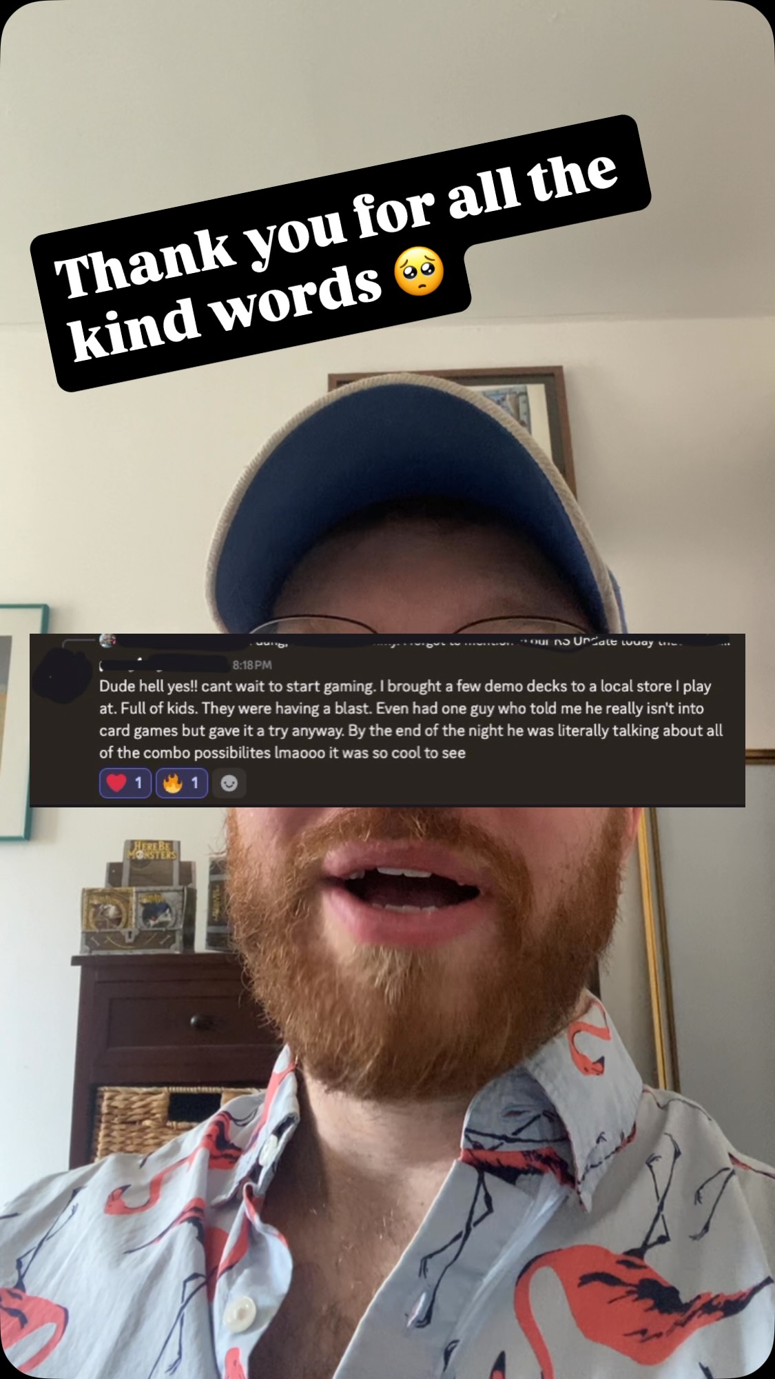 Thank you for all the kind words… it means the world to us!! We can’t wait for you all to get the full game! One week left on the Kickstarter!!! #Pirate #indiecardgame #hbm