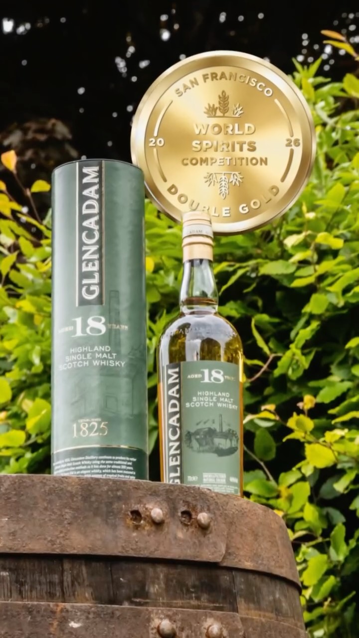 Glencadam American Oak Reserve and Glencadam 18 Year Old have both been awarded Double Gold at the 2026 San Francisco World Spirits Competition @sfwspiritscomp, achieving outstanding scores of 96 and 97 points respectively in the competition's blind tasting.
Glencadam 10 Year Old also received Gold, with an impressive 94-point score.
To receive two Double Gold awards at one of the world's most respected spirits competitions is an exceptional achievement and a testament to the dedication and craftsmanship of the team at @glencadamdistillery.
Congratulations to everyone involved in this fantastic success. @glencadamwhisky