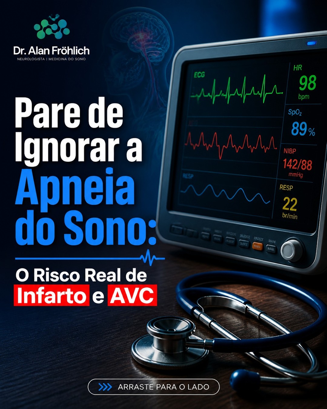 Qual foi a última vez que você acordou se sentindo realmente descansado? 🛌
Se a resposta é "não lembro", o seu ronco pode ser muito mais do que um barulho incômodo. Como neurologista, preciso te alertar: a apneia é um pedido de ajuda do seu coração, que trabalha em dobro para te manter respirando enquanto você dorme.
#apneiadosono #neurologia #saudedosono #dralanfrohlich #qualidadedevida