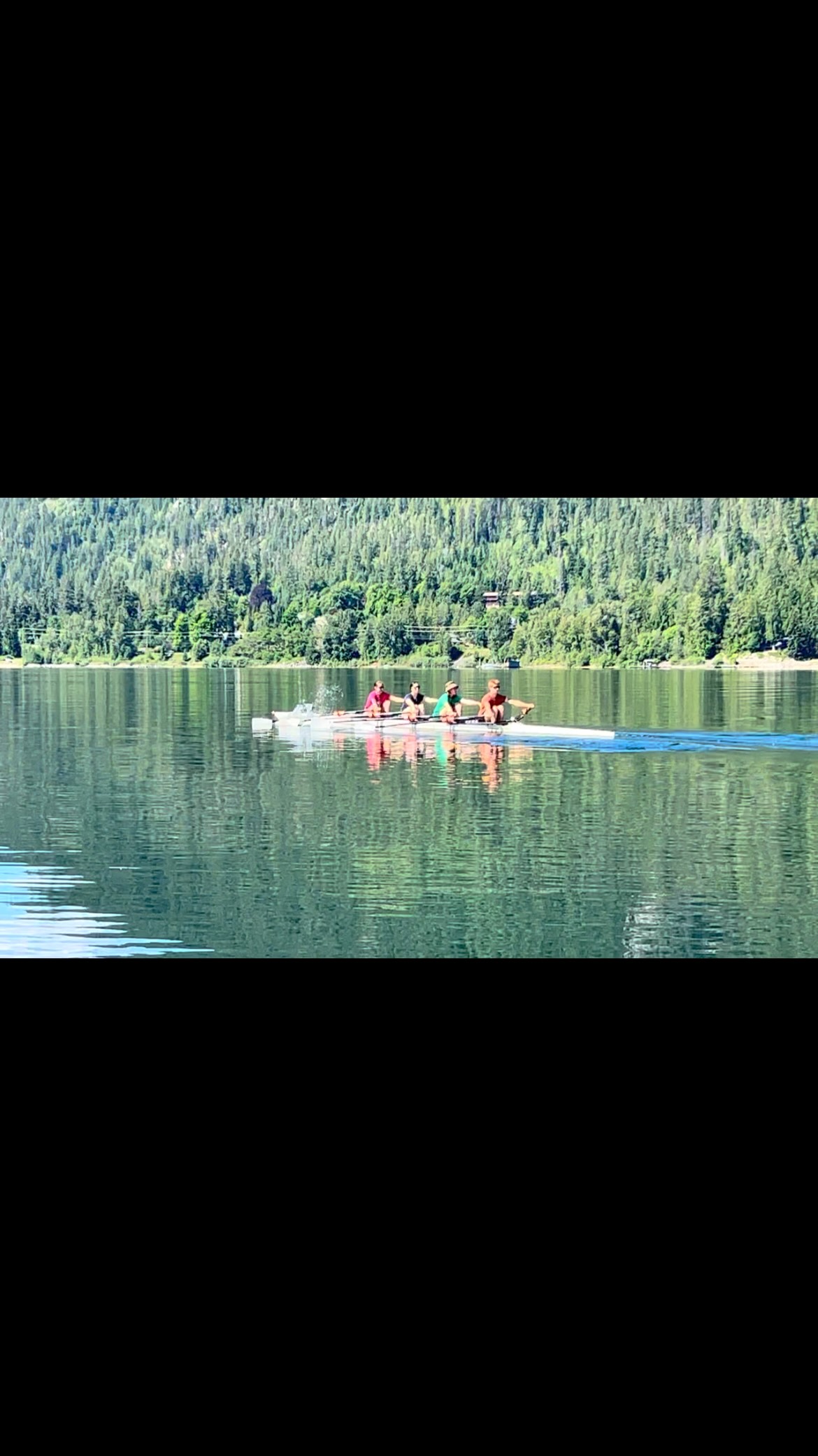 A beautiful morning on calm waters