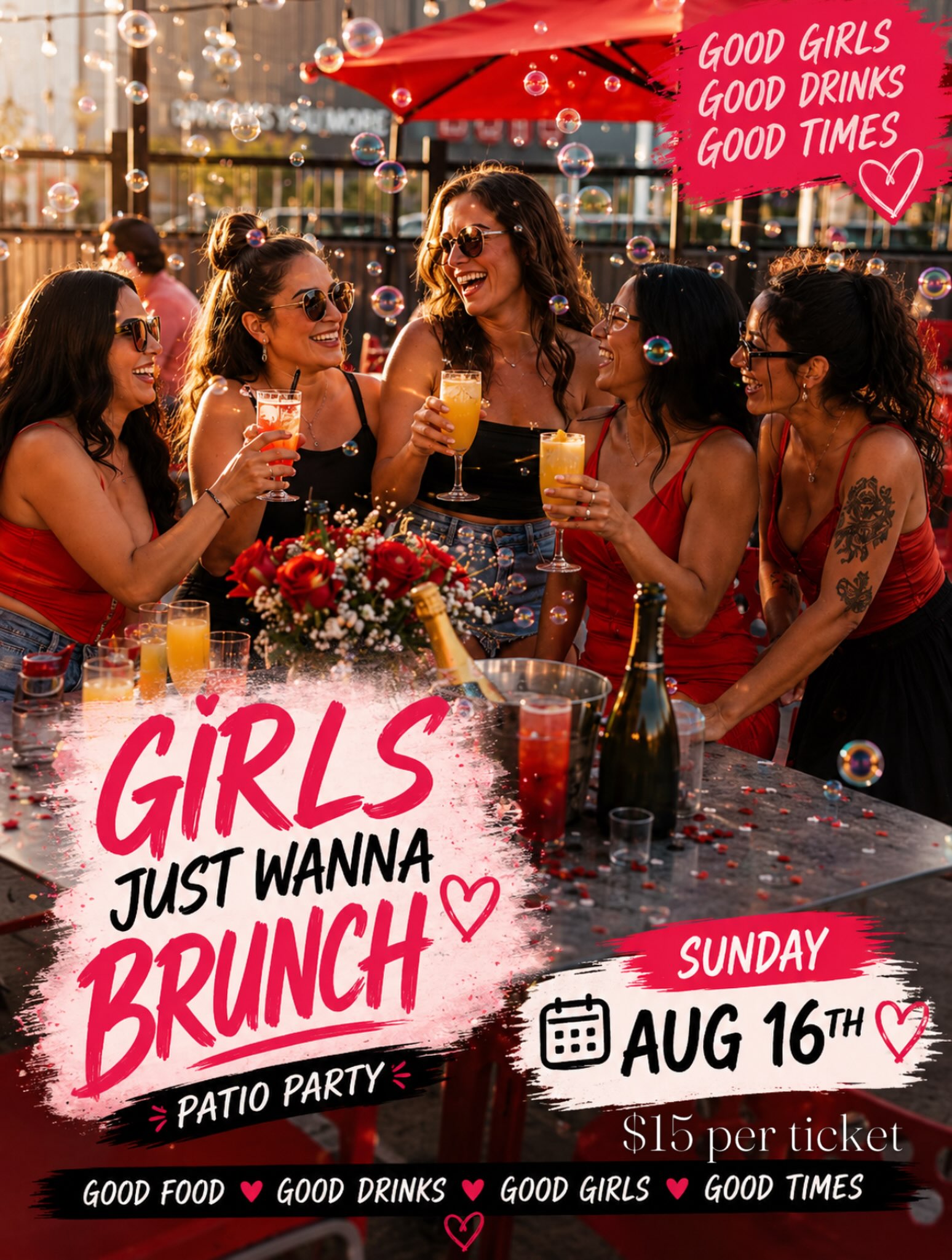 ✨💖 Girls Just Wanna Brunch! 💖✨
Grab your besties because Sunday, August 16th is our FIRST EVER Girls Just Wanna Brunch! 🥂🌸
🗓 Sunday, August 16th
⏰ 11:00 AM – 2:30 PM
🎧 DJ Roberto Stylz - spinning all your favourite throwbacks and sing-along hits!
🎟 $15 per ticket
💕 Proceeds from every ticket will be donated to Mommas for Mommas.
Get ready for an afternoon of brunch, cocktails, dancing, singing, and making unforgettable memories with your girls! Enjoy our delicious brunch features, drink specials, and the best patio party vibes in town.
👯♀️ Gather your crew, raise a glass, and dance like nobody’s watching!
📞 Groups of 5 or more? Please call to reserve your table!
Click the Link in our Bio to purchase tickets
Let’s brunch, sip, sing, and celebrate together while supporting an amazing cause. 💗
#girlsjustwannabrunch #patioparty #kelowna #girlsweekend #supportlocal